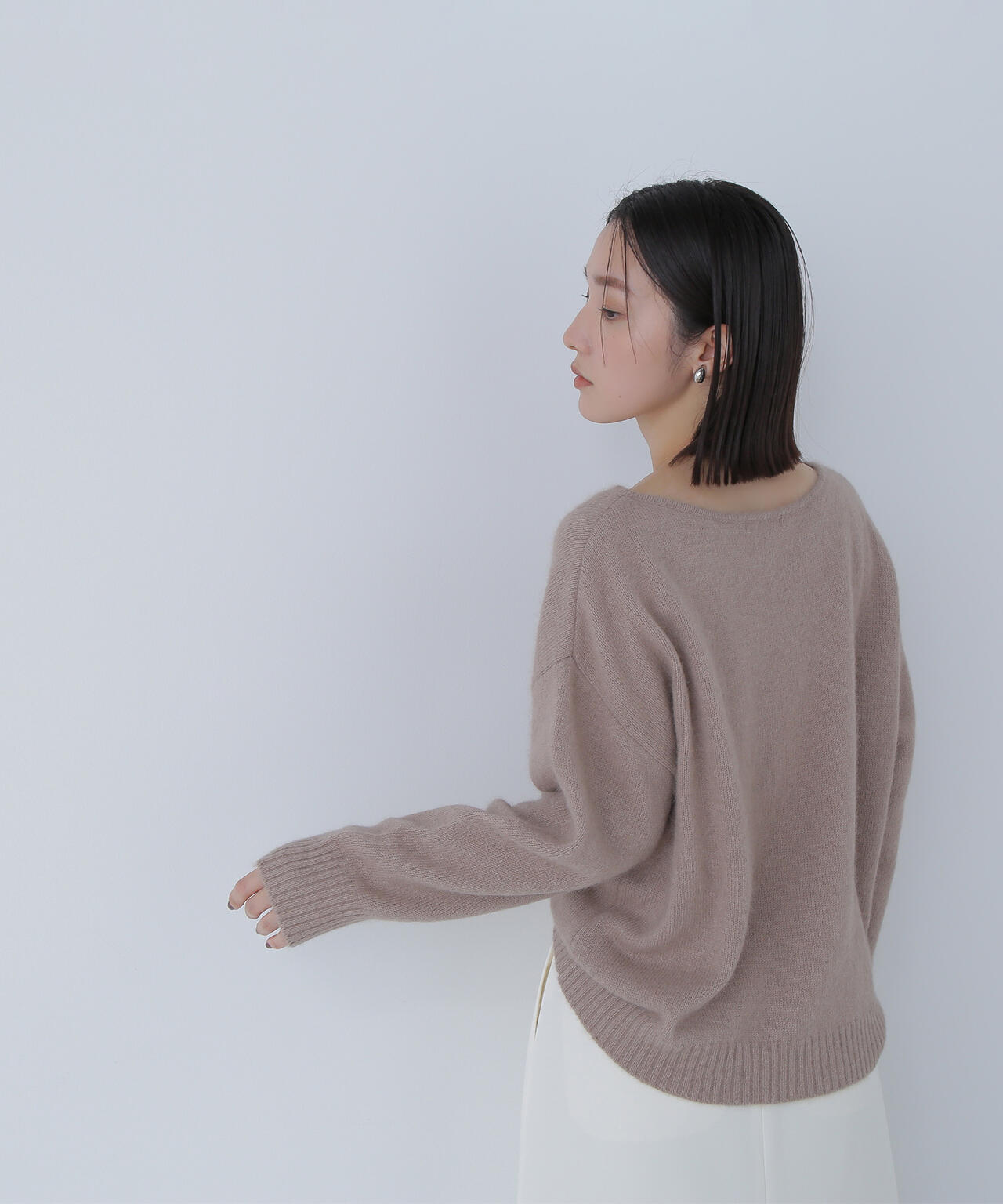 フォックス混オーバーニット | NATURAL BEAUTY BASIC（ナチュラル