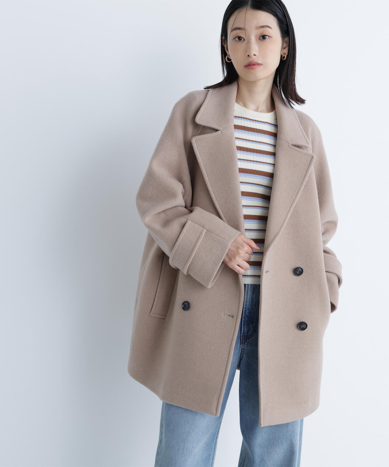 butcher products ボーダーリブニット24AW Atlast スタイリスト別注