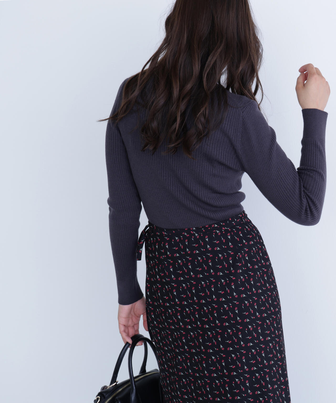 ウールブレンドニットシリーズ モックネック