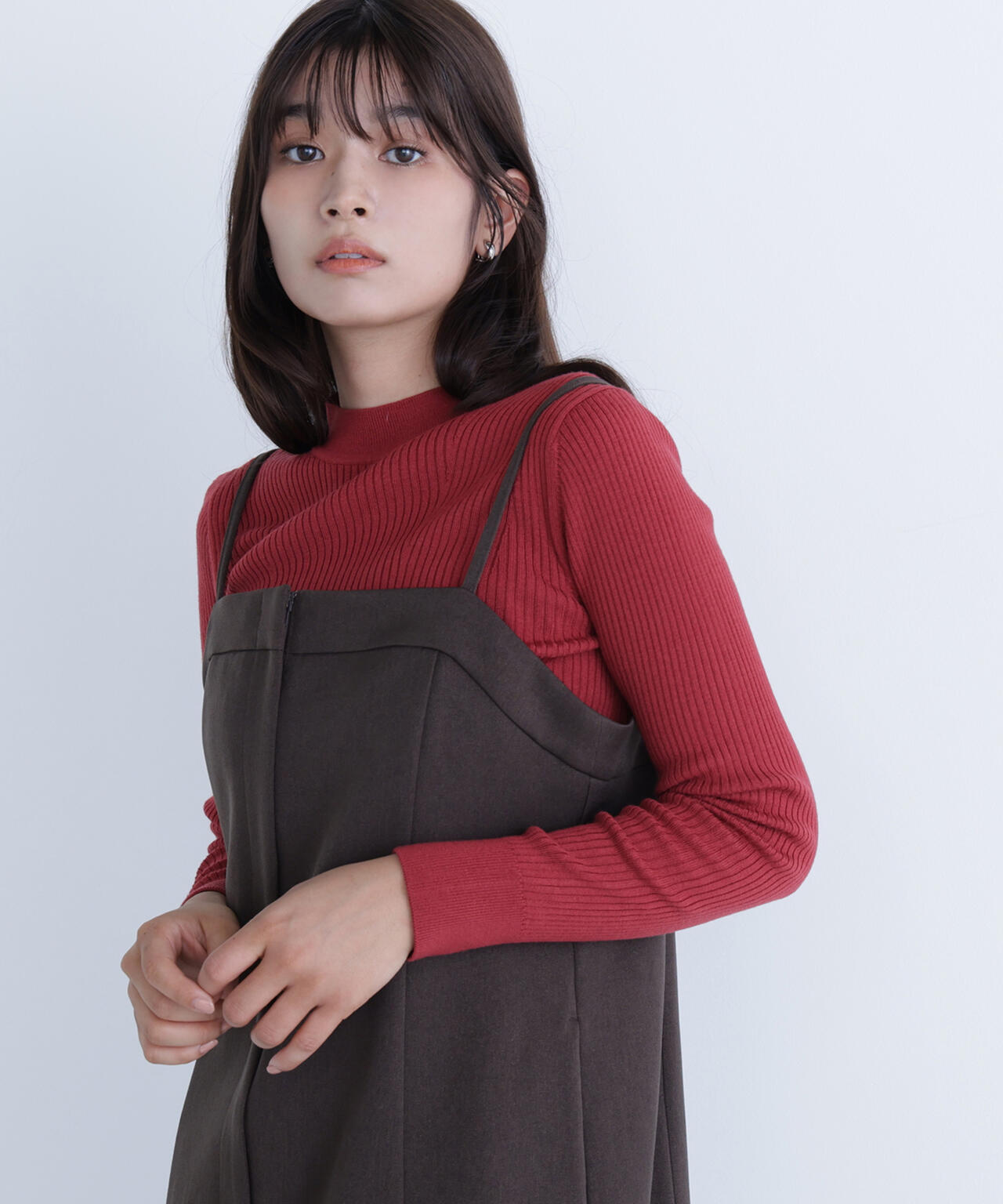 ウールブレンドニットシリーズ モックネック | NATURAL BEAUTY BASIC