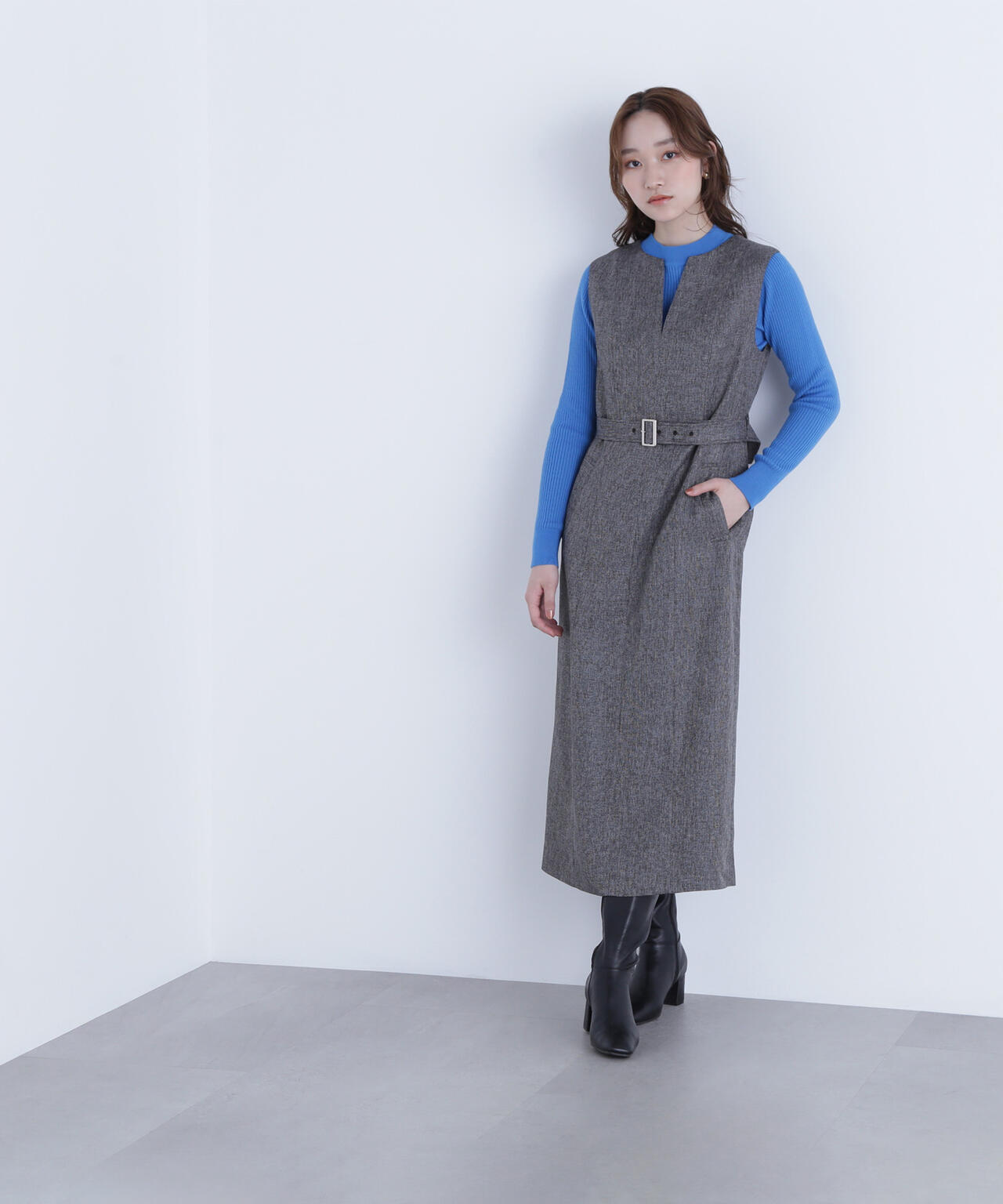 ウールブレンドニットシリーズ モックネック | NATURAL BEAUTY BASIC