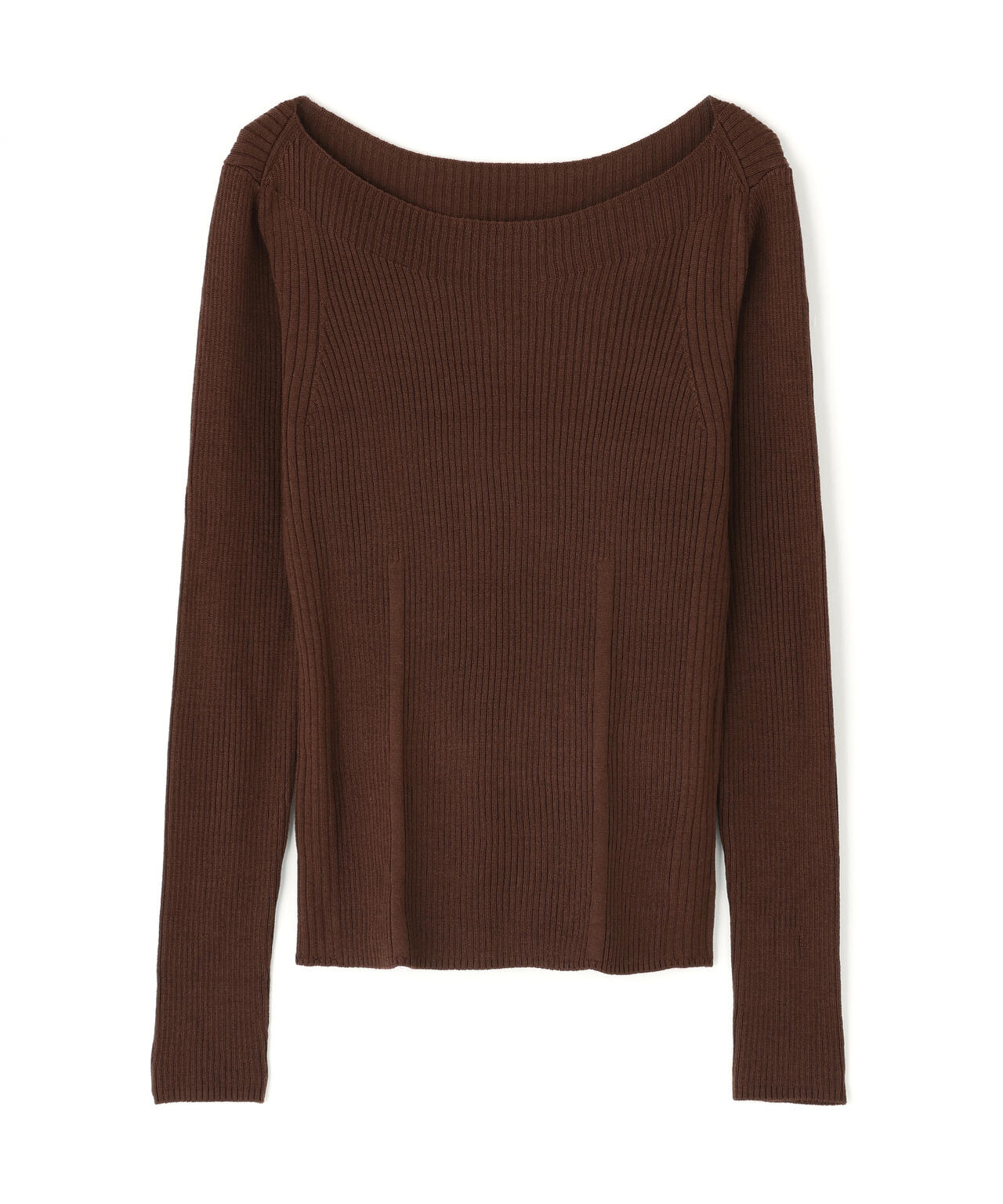 ウールブレンドニットシリーズ ボートネック