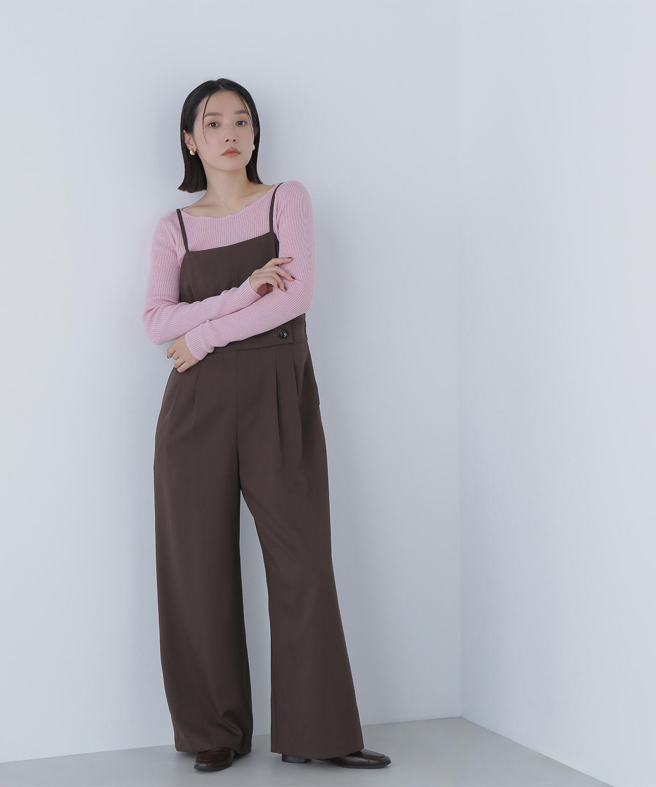 ウールブレンドニットシリーズ ボートネック