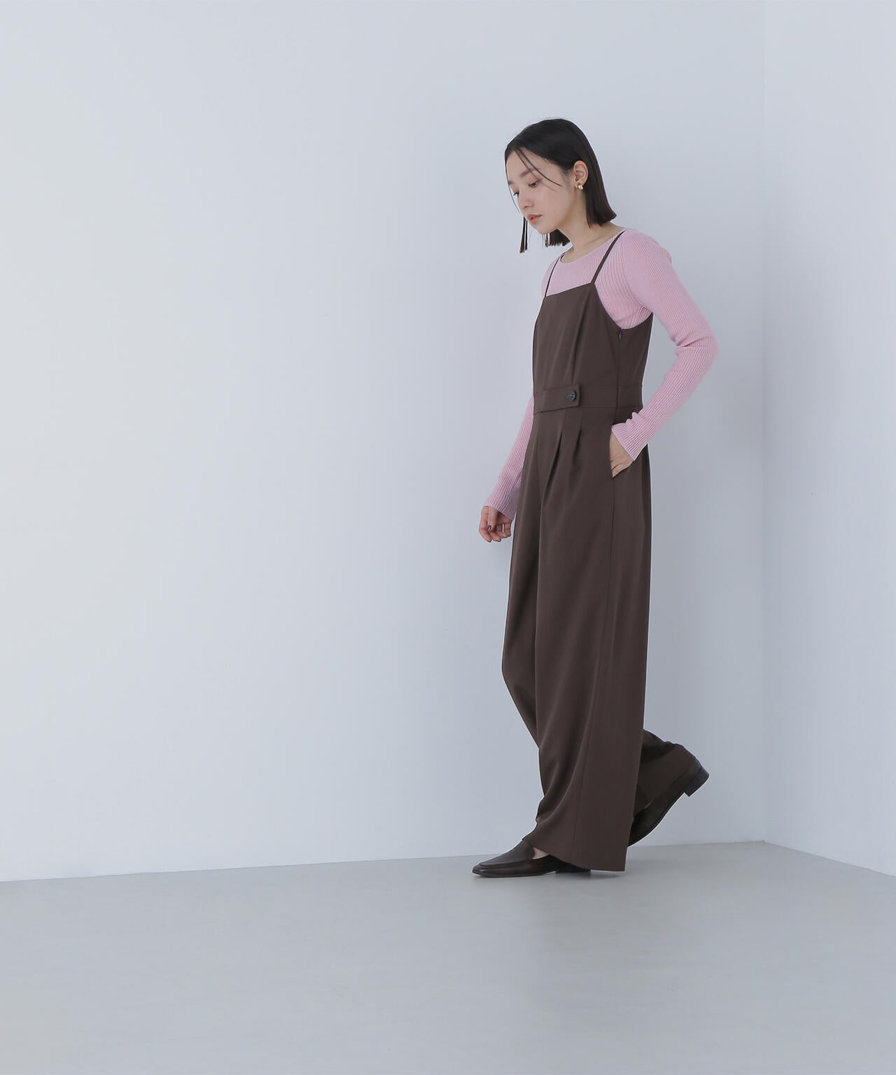 ウールブレンドニットシリーズ ボートネック