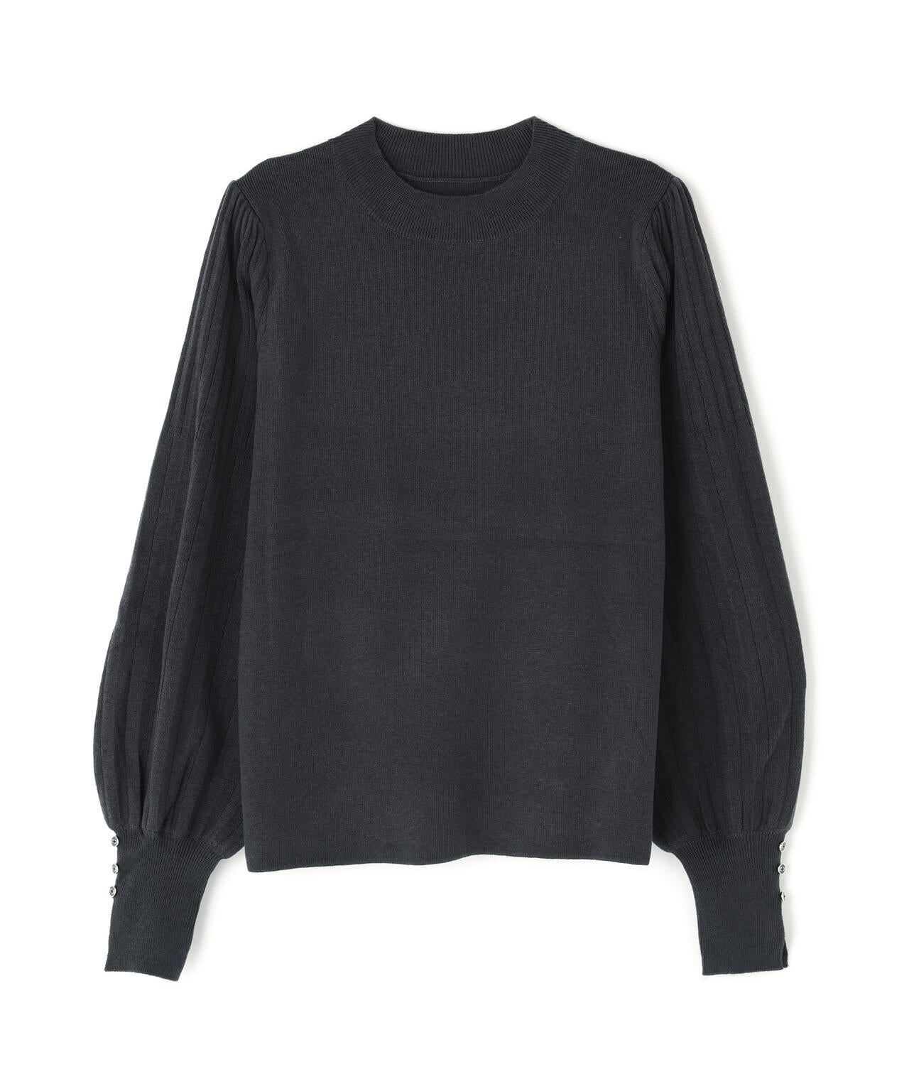 プリーツスリーブニット