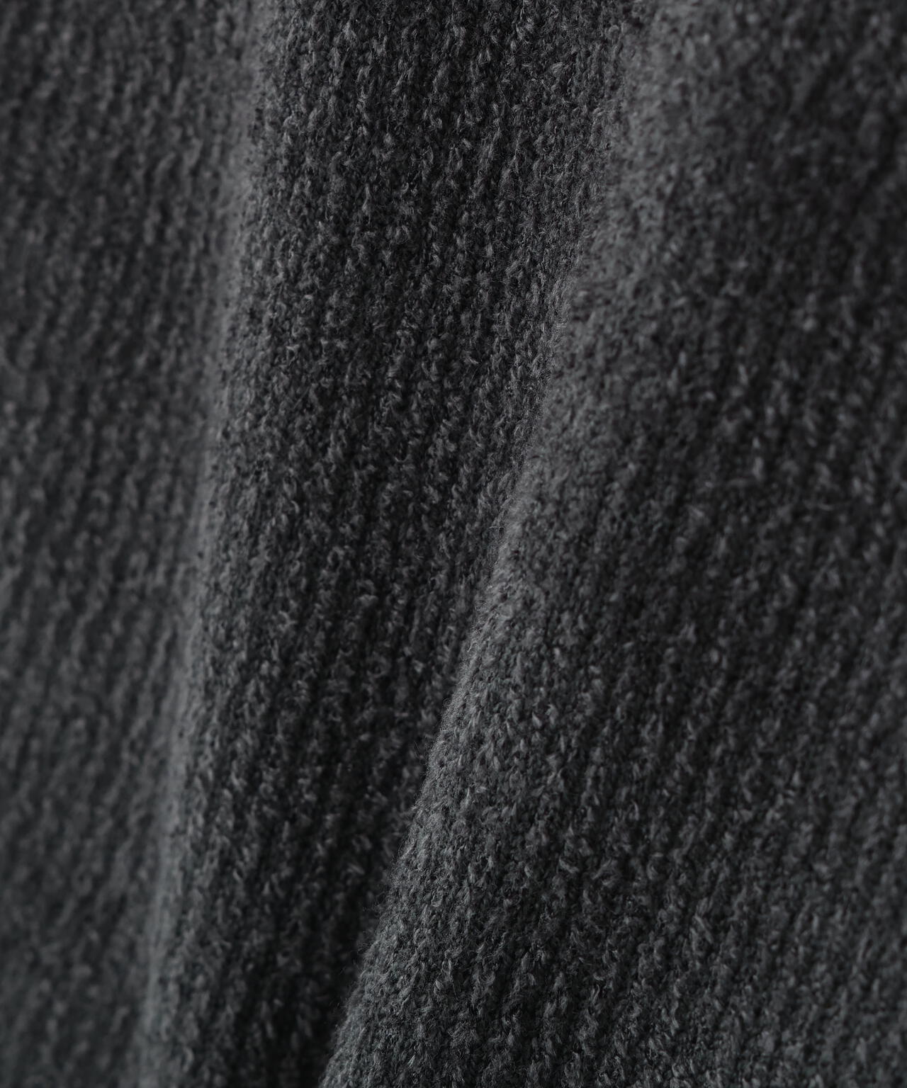 ボートネックモールリブニット