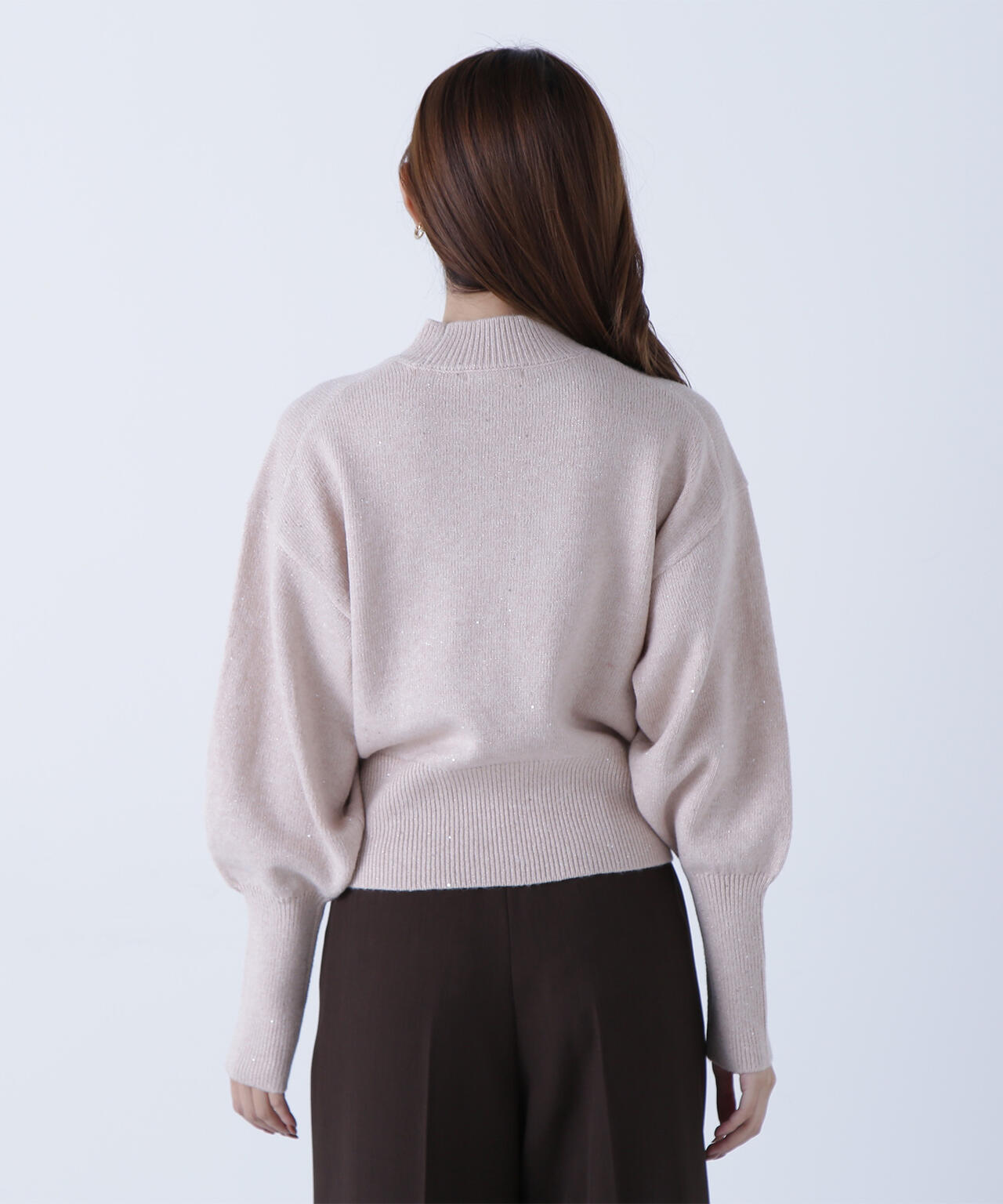 フラワースパンコールニット