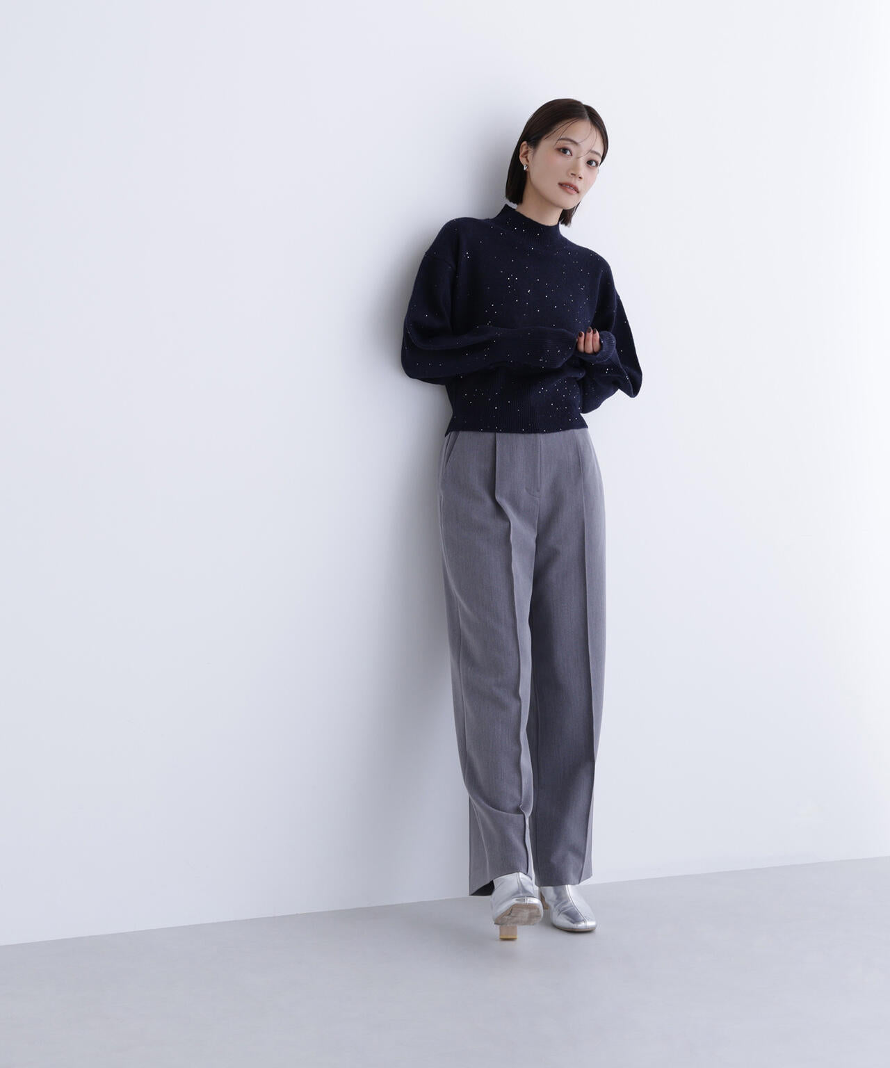 フラワースパンコールニット | NATURAL BEAUTY BASIC（ナチュラル