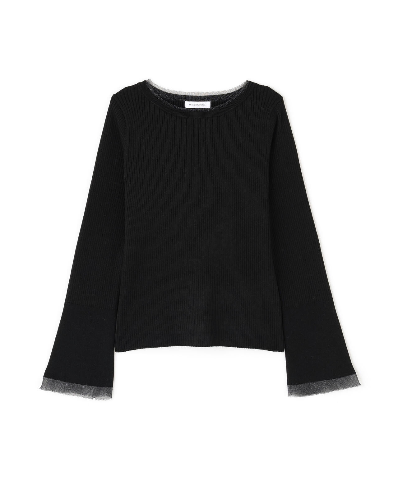 ボートネックフレアカフスニット | NATURAL BEAUTY BASIC（ナチュラル