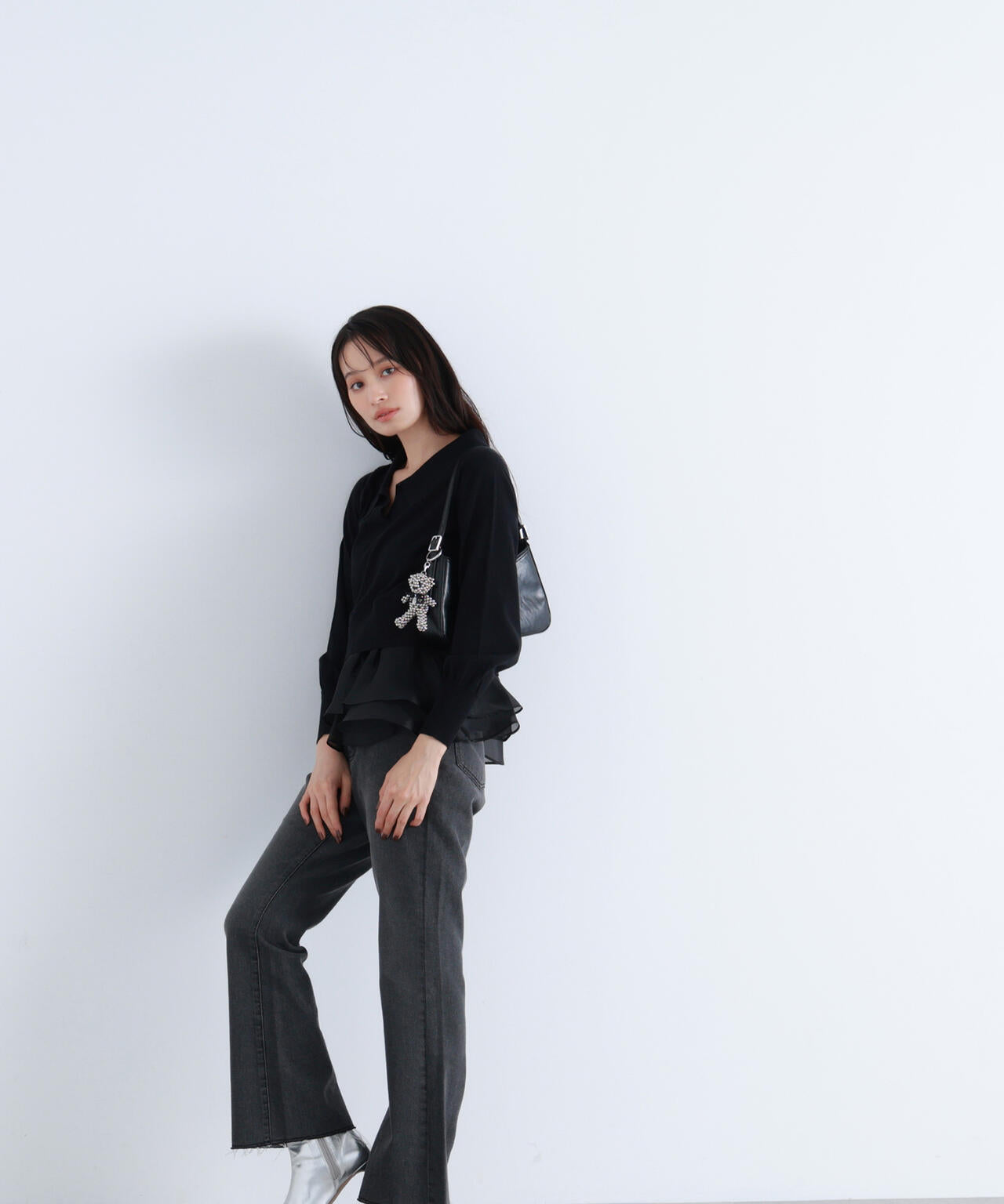 オーガンドッキングスキッパーニット