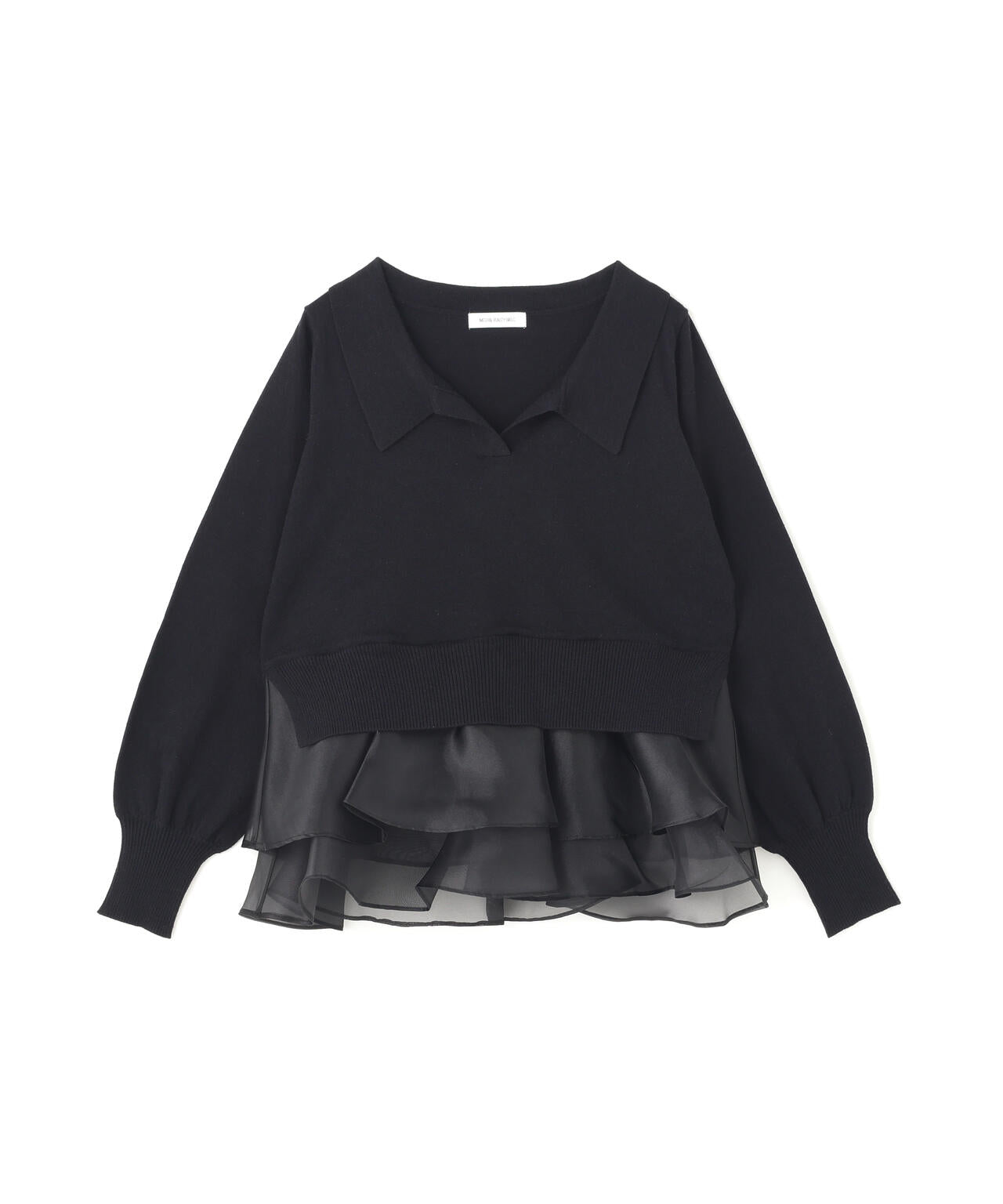 オーガンドッキングスキッパーニット