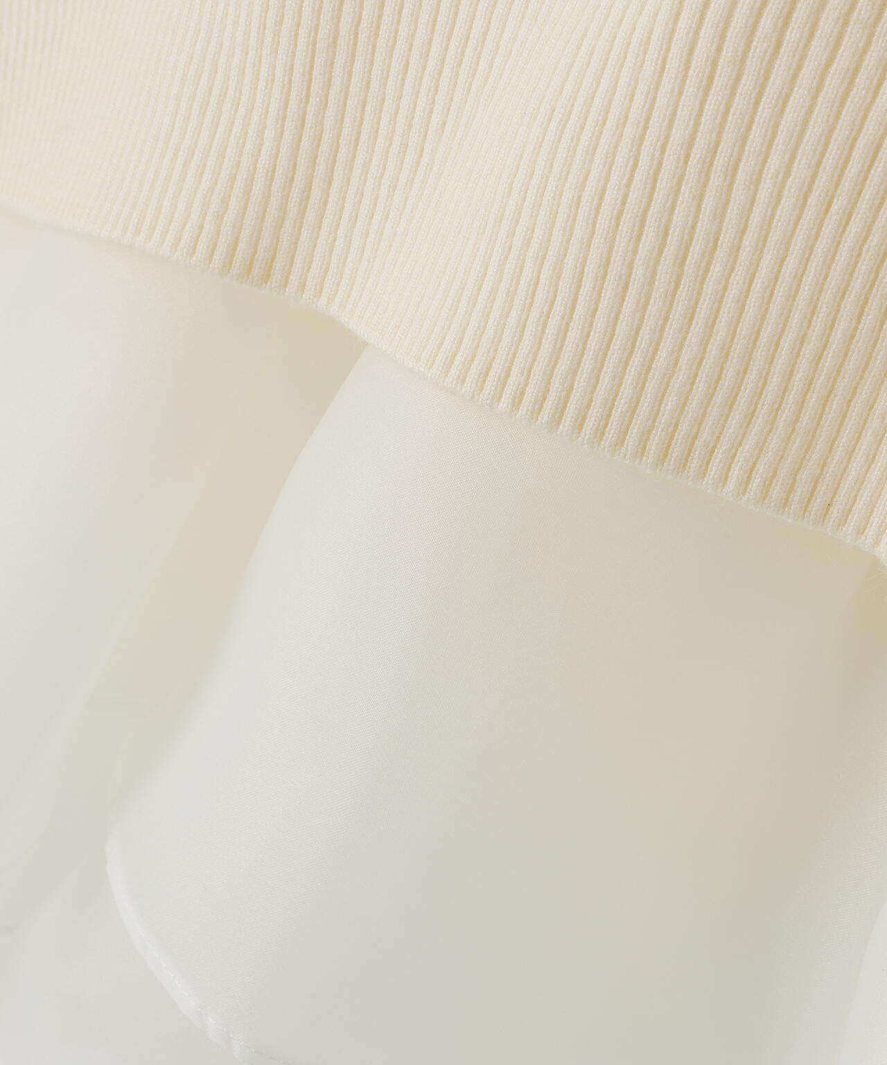 オーガンドッキングスキッパーニット