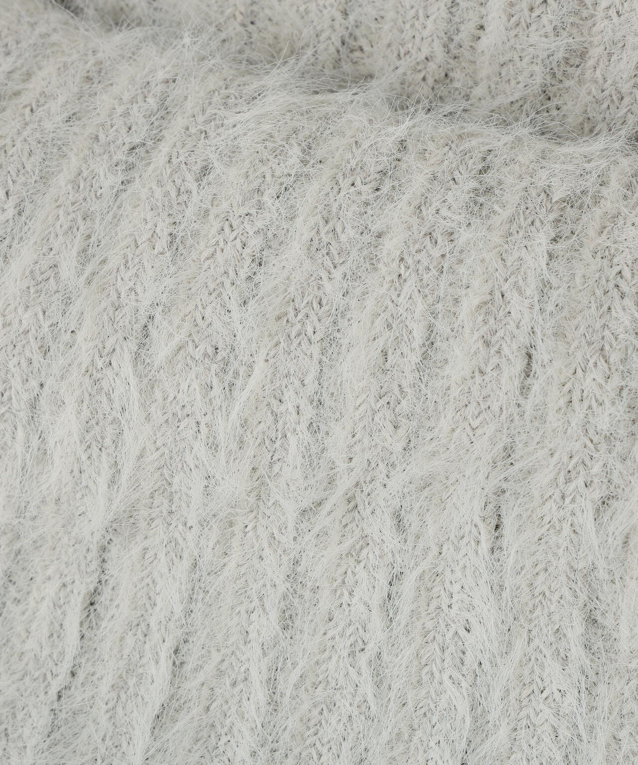 シャギーオフショルニット