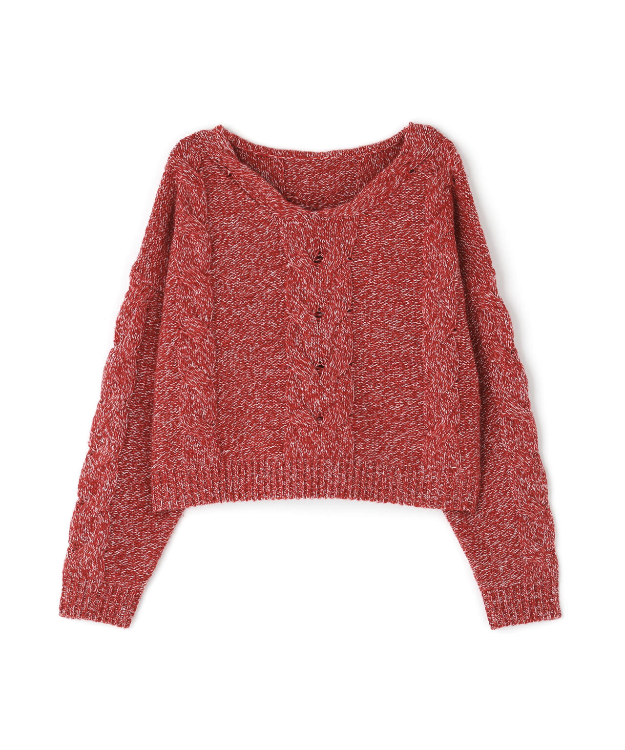 ナチュラルビューティーベーシック（NATURAL BEAUTY BASIC）/Vネックケーブルニット Vネックケーブルニット | NATURAL BEAUTY BASIC（ナチュラル