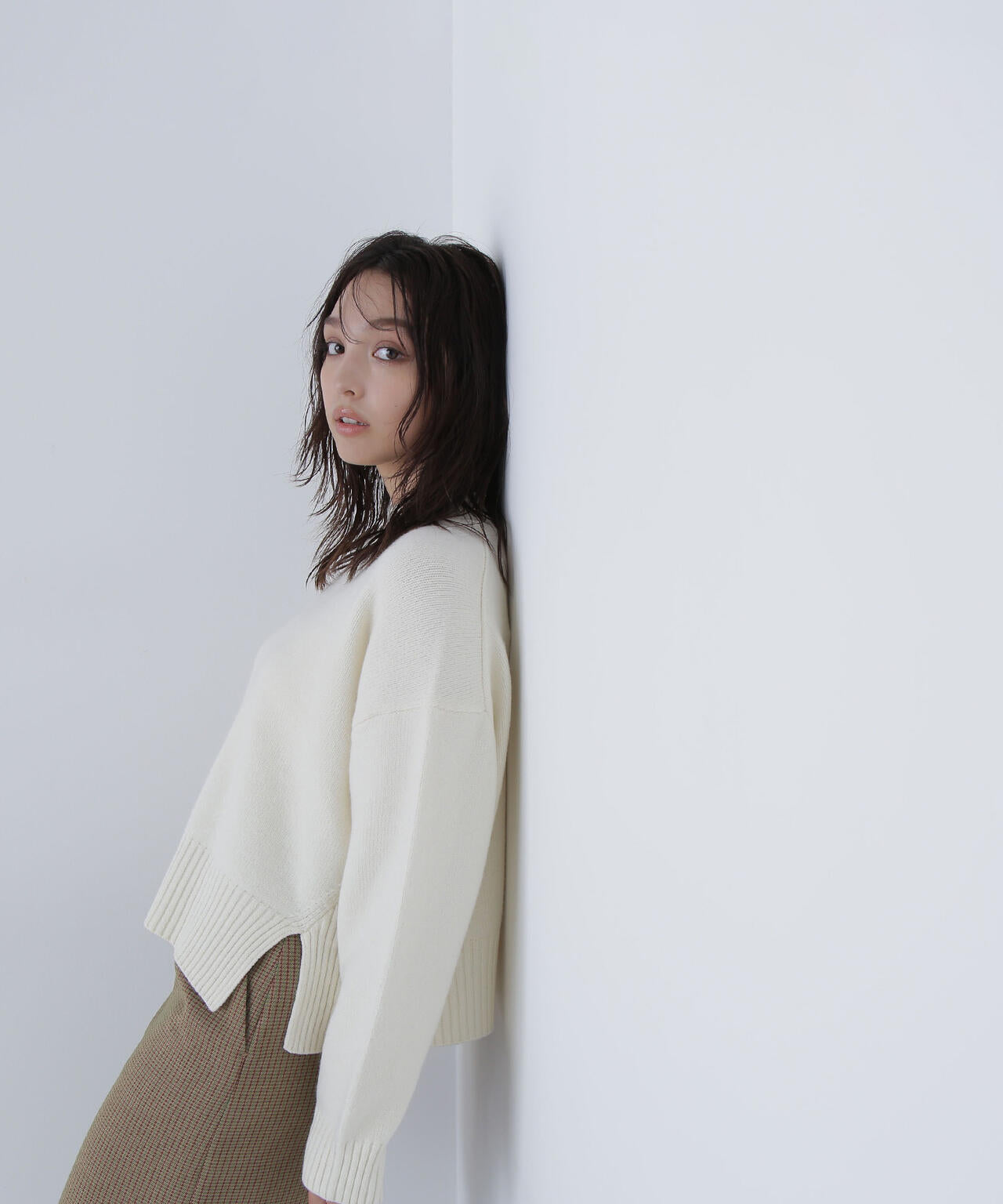 ナチュラルビューティーベーシック（NATURAL BEAUTY BASIC）/サイドスリットハイネックニット サイドスリットハイネックニット | NATURAL BEAUTY BASIC（ナチュラル