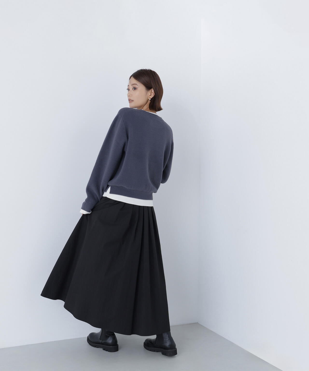 ミニフェザーレイヤードライクニット | NATURAL BEAUTY BASIC