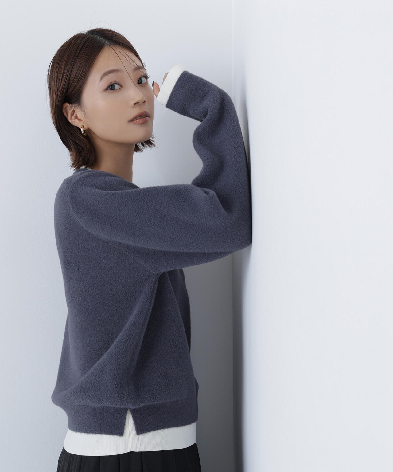 ミニフェザーレイヤードライクニット | NATURAL BEAUTY BASIC