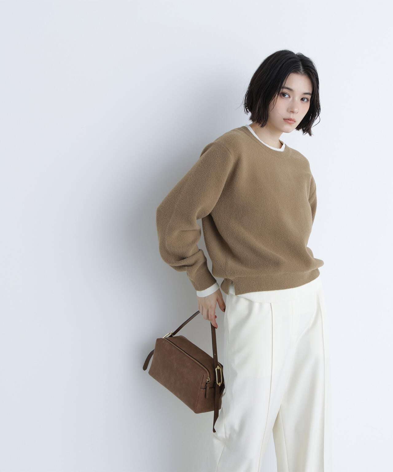 ミニフェザーレイヤードライクニット | NATURAL BEAUTY BASIC