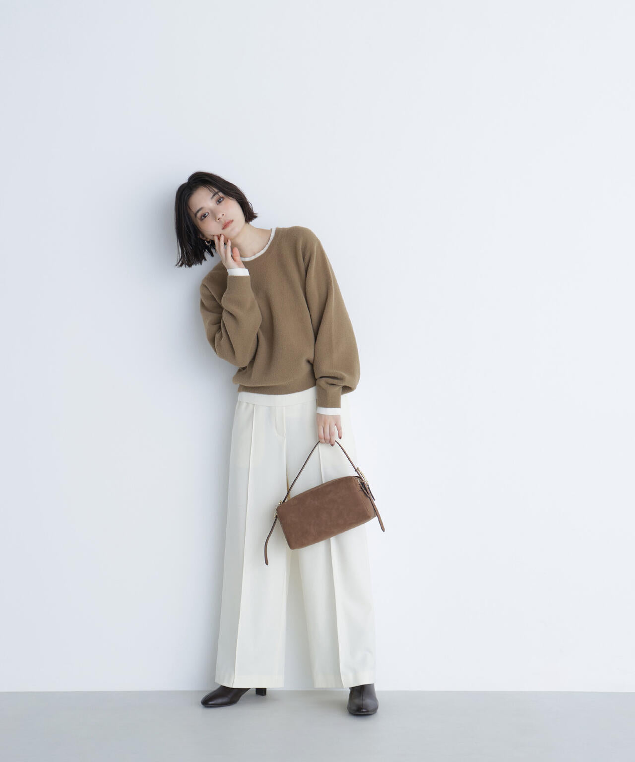 ミニフェザーレイヤードライクニット | NATURAL BEAUTY BASIC