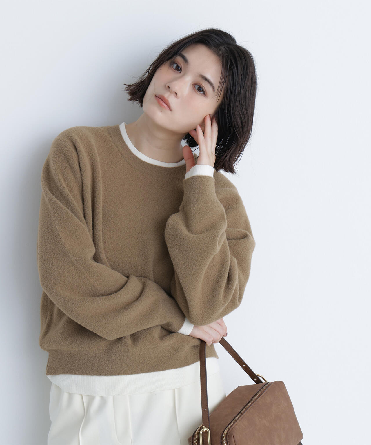 ミニフェザーレイヤードライクニット