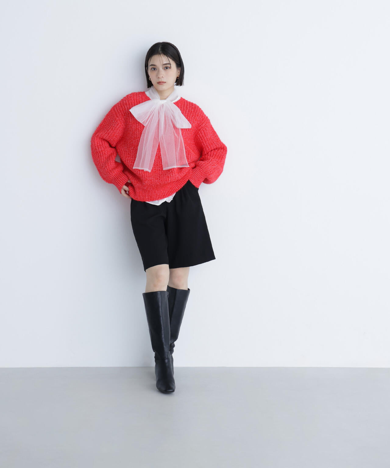 ローゲージボクシーニット | NATURAL BEAUTY BASIC（ナチュラル