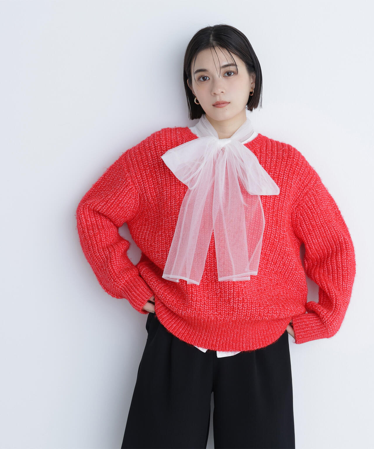 ローゲージボクシーニット | NATURAL BEAUTY BASIC（ナチュラル