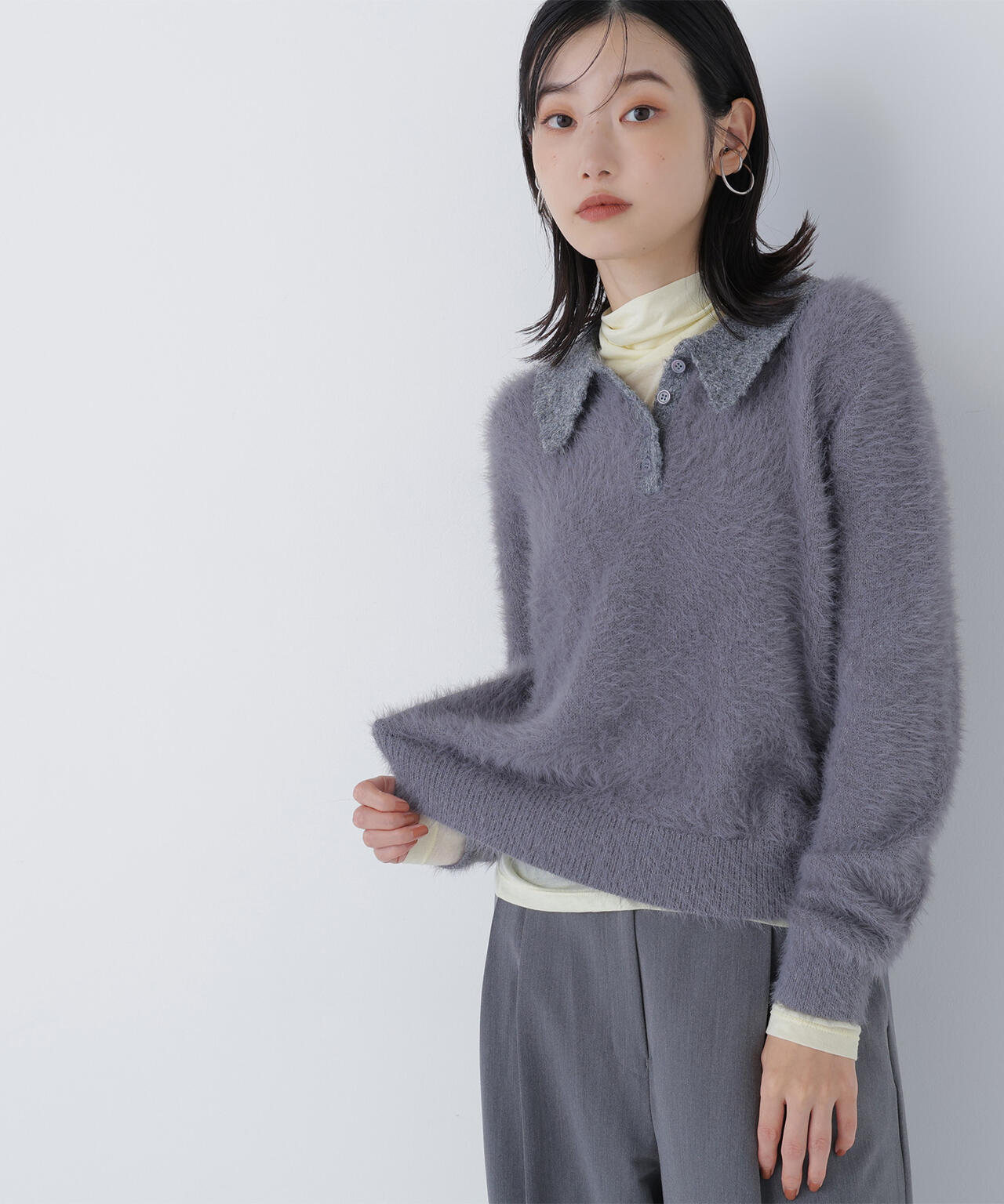 シャギーポロニット | NATURAL BEAUTY BASIC（ナチュラルビューティー