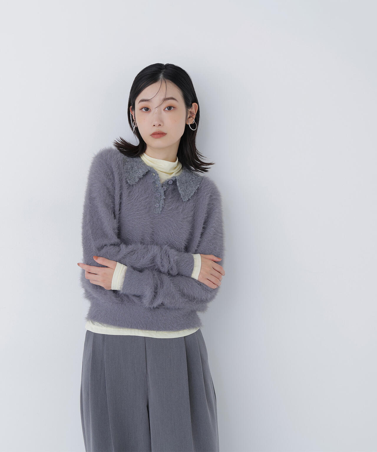 シャギーポロニット | NATURAL BEAUTY BASIC（ナチュラルビューティー