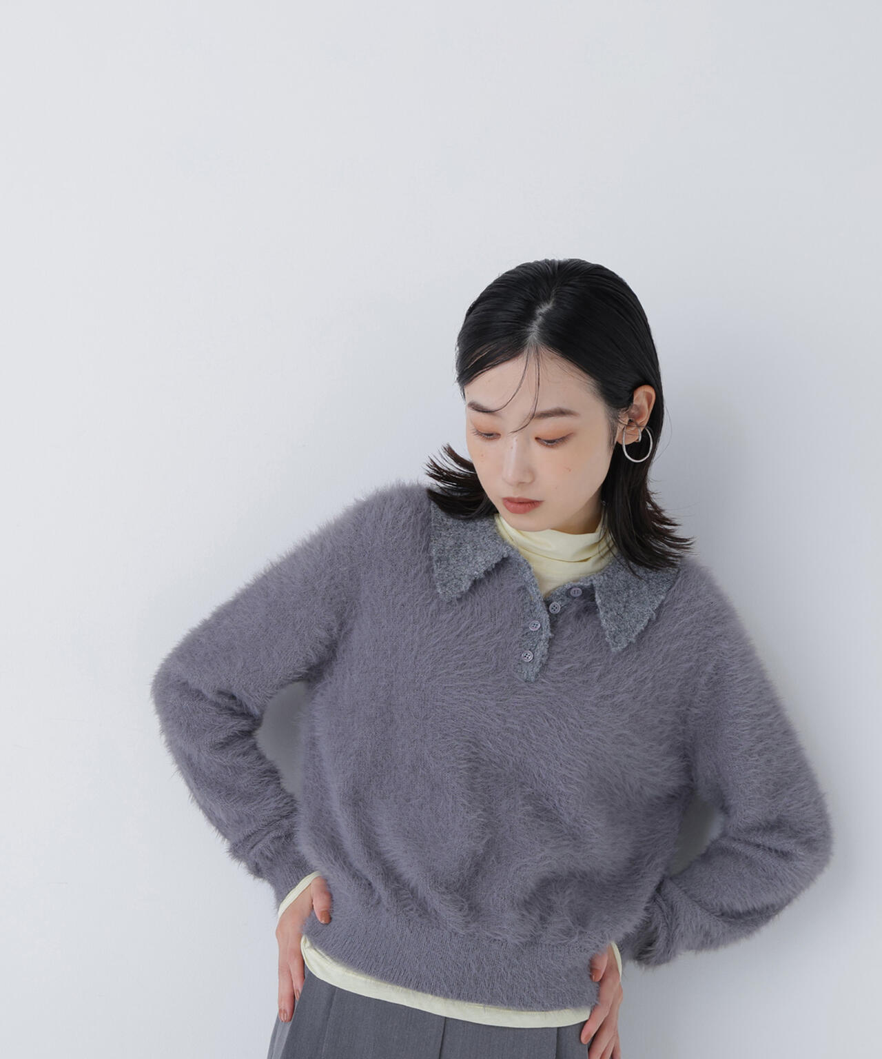 シャギーポロニット | NATURAL BEAUTY BASIC（ナチュラルビューティー