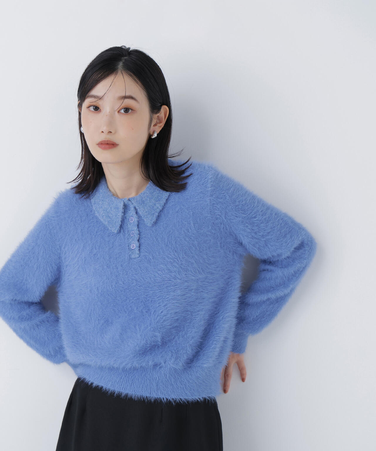 シャギーポロニット | NATURAL BEAUTY BASIC（ナチュラルビューティー