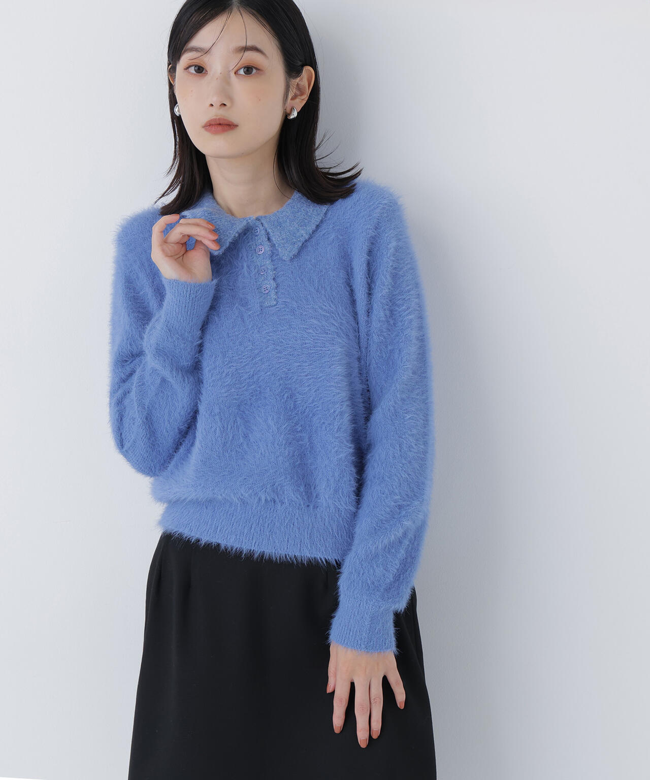 シャギーポロニット | NATURAL BEAUTY BASIC（ナチュラルビューティー
