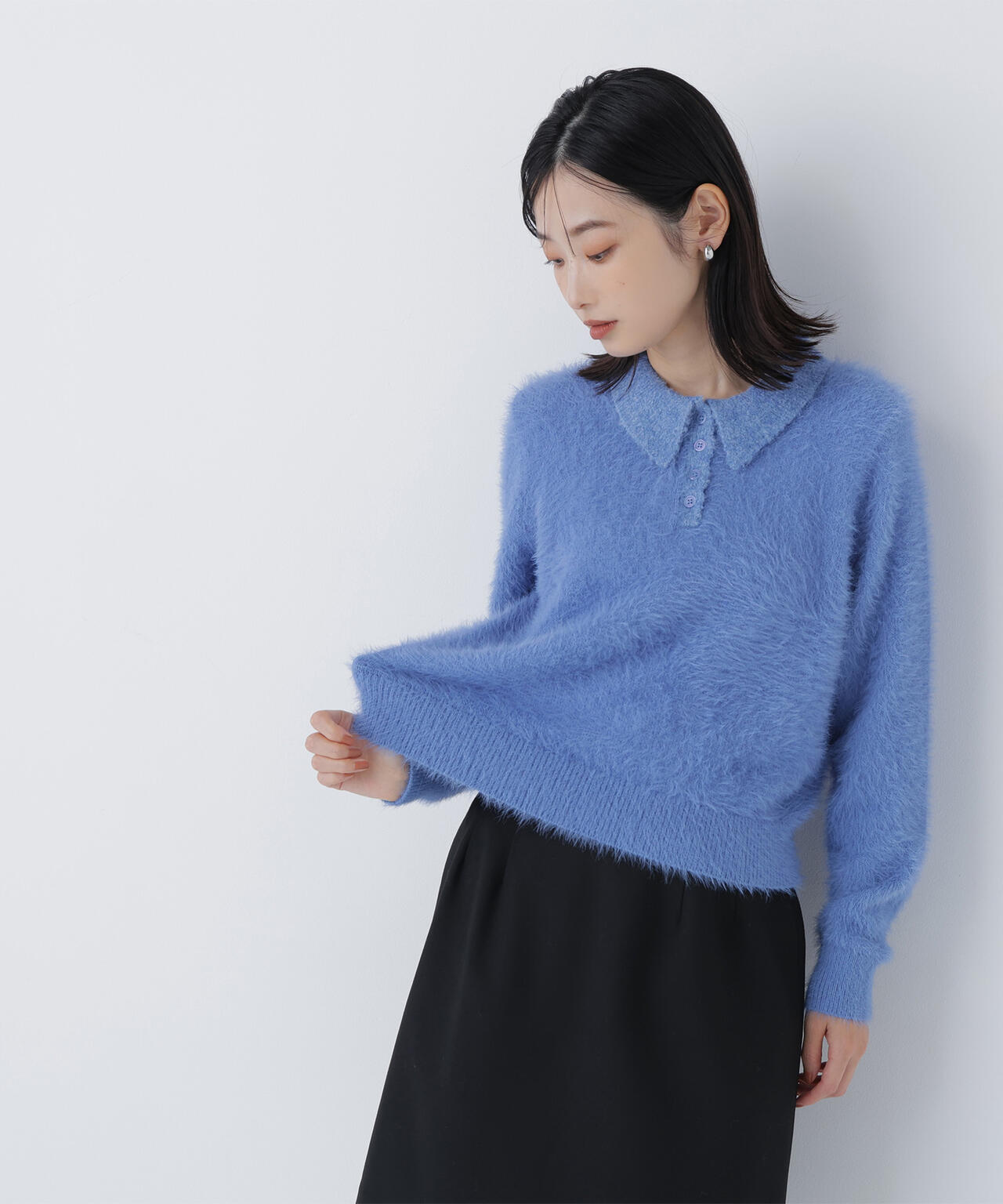 シャギーポロニット | NATURAL BEAUTY BASIC（ナチュラルビューティー