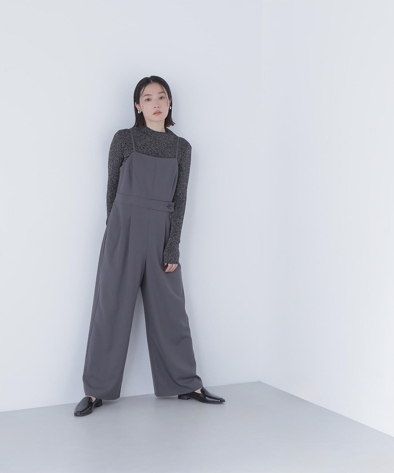 シャイニーハイネックニット | NATURAL BEAUTY BASIC（ナチュラル