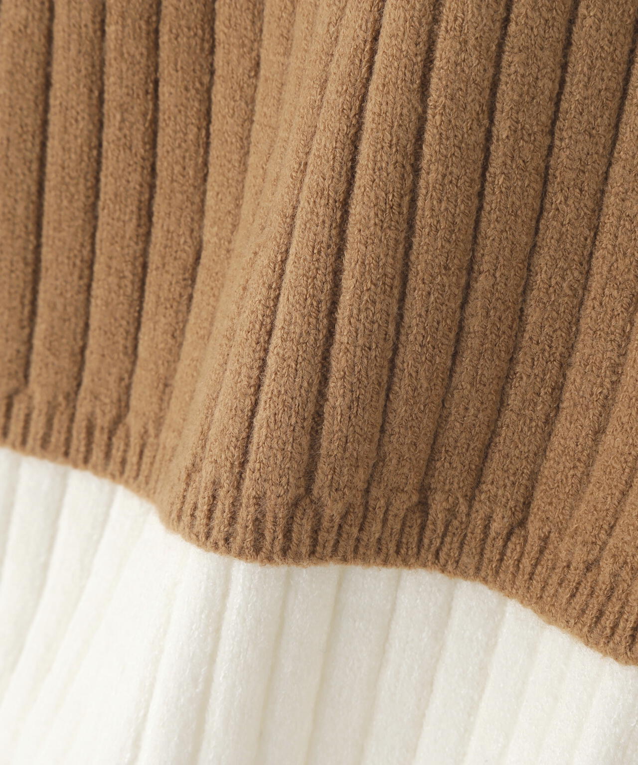 レイヤードライクスキッパーニット