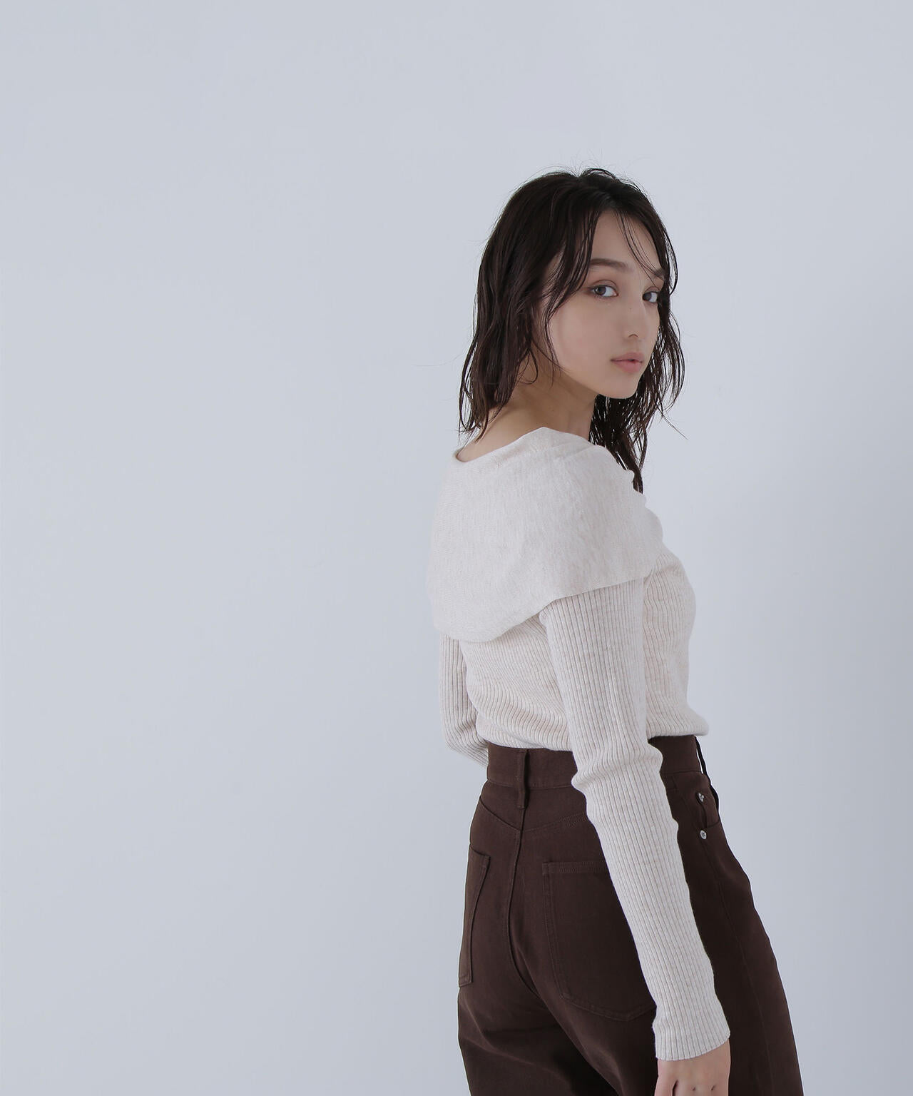 フロントリボンニット | NATURAL BEAUTY BASIC（ナチュラル