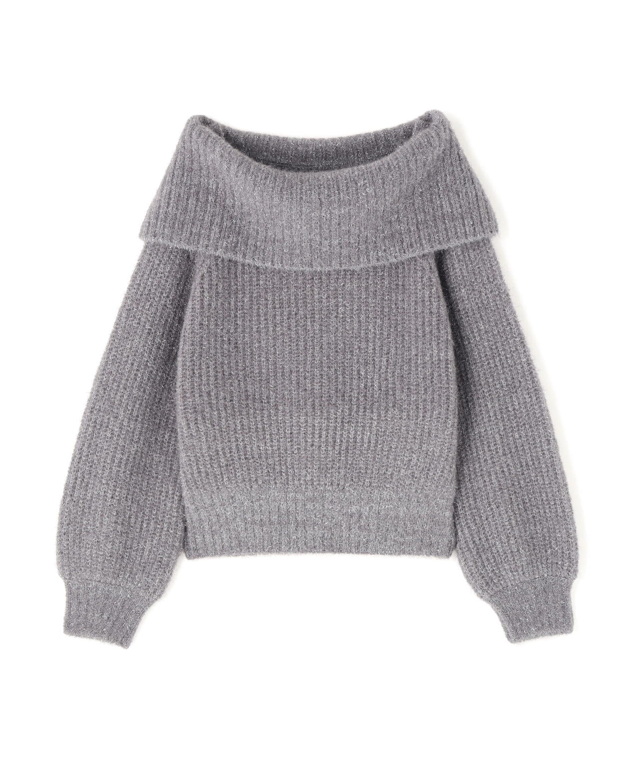 ヘアリーラメオフショルニット | NATURAL BEAUTY BASIC（ナチュラル