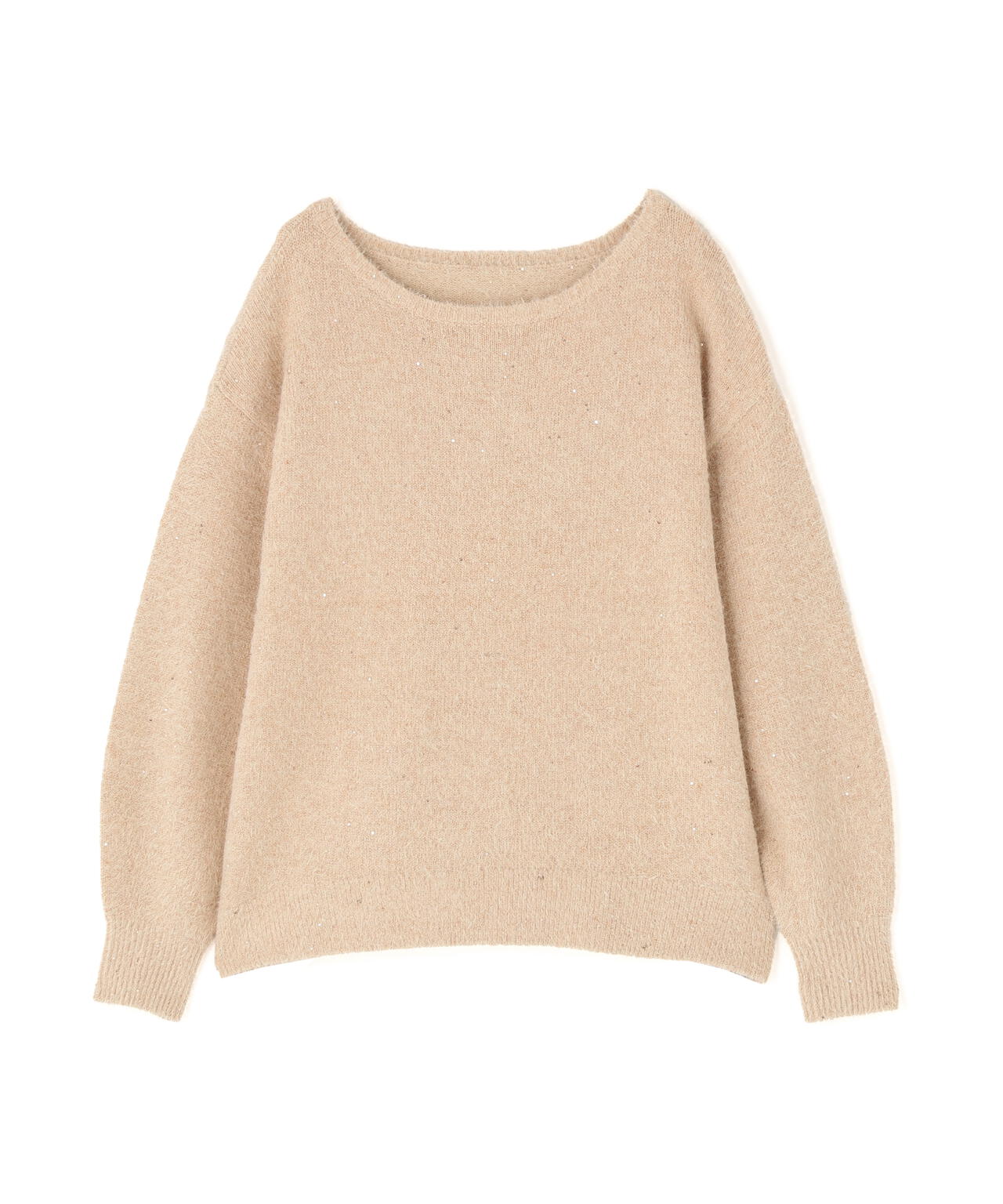 スパンコールフェザーラメニット | NATURAL BEAUTY BASIC（ナチュラル