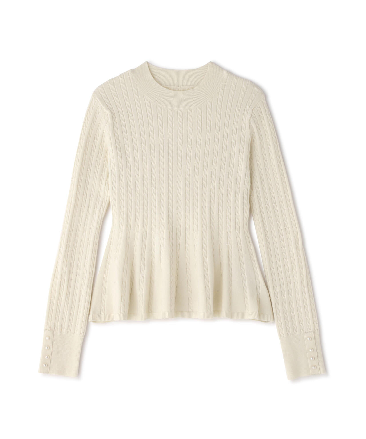 美品　sea New York シーニューヨーク　ケープ付ペプラムニット M ケーブルペプラムニット | NATURAL BEAUTY BASIC（ナチュラル