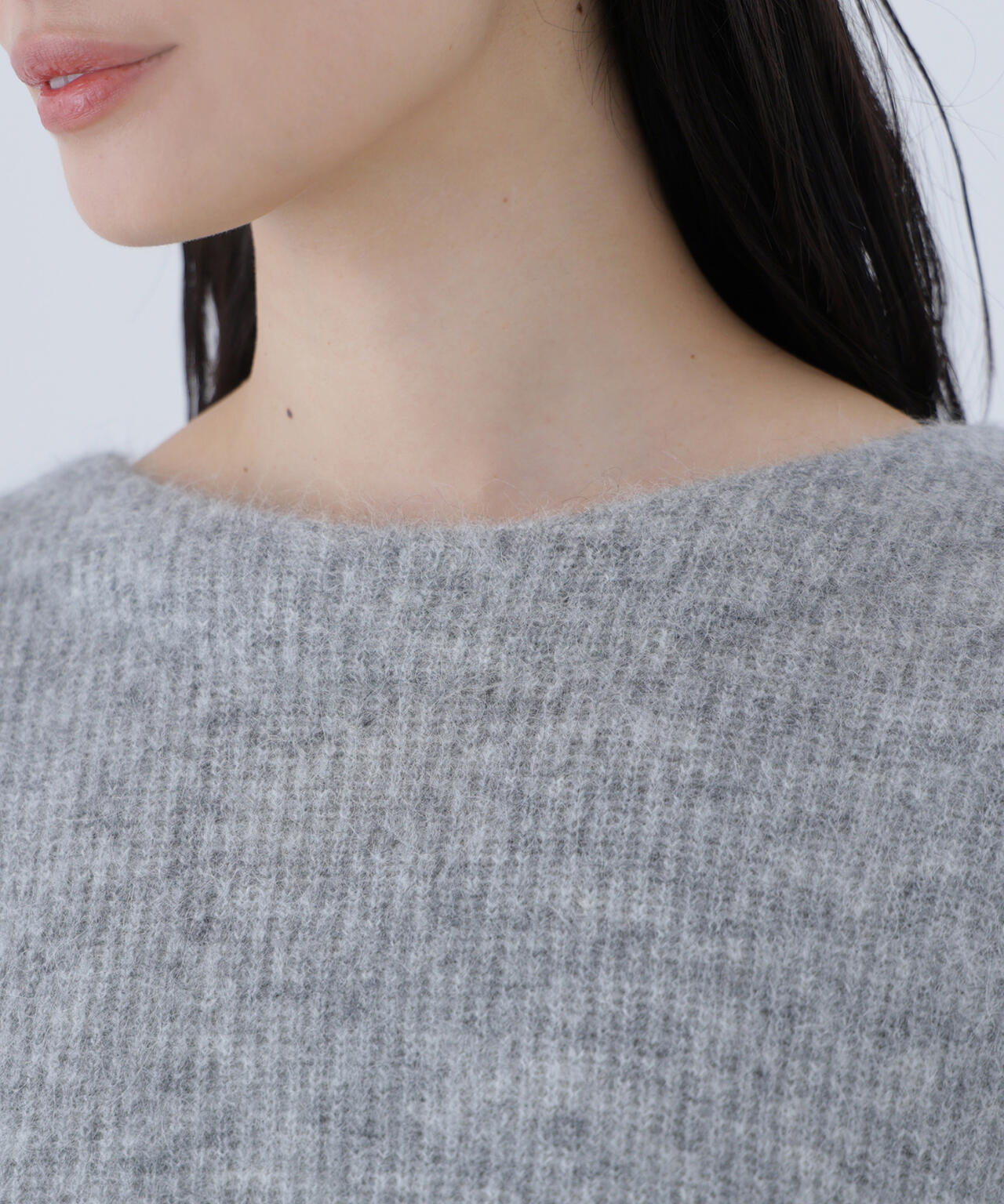 アルパカ混クルーネックニット | NATURAL BEAUTY BASIC（ナチュラル