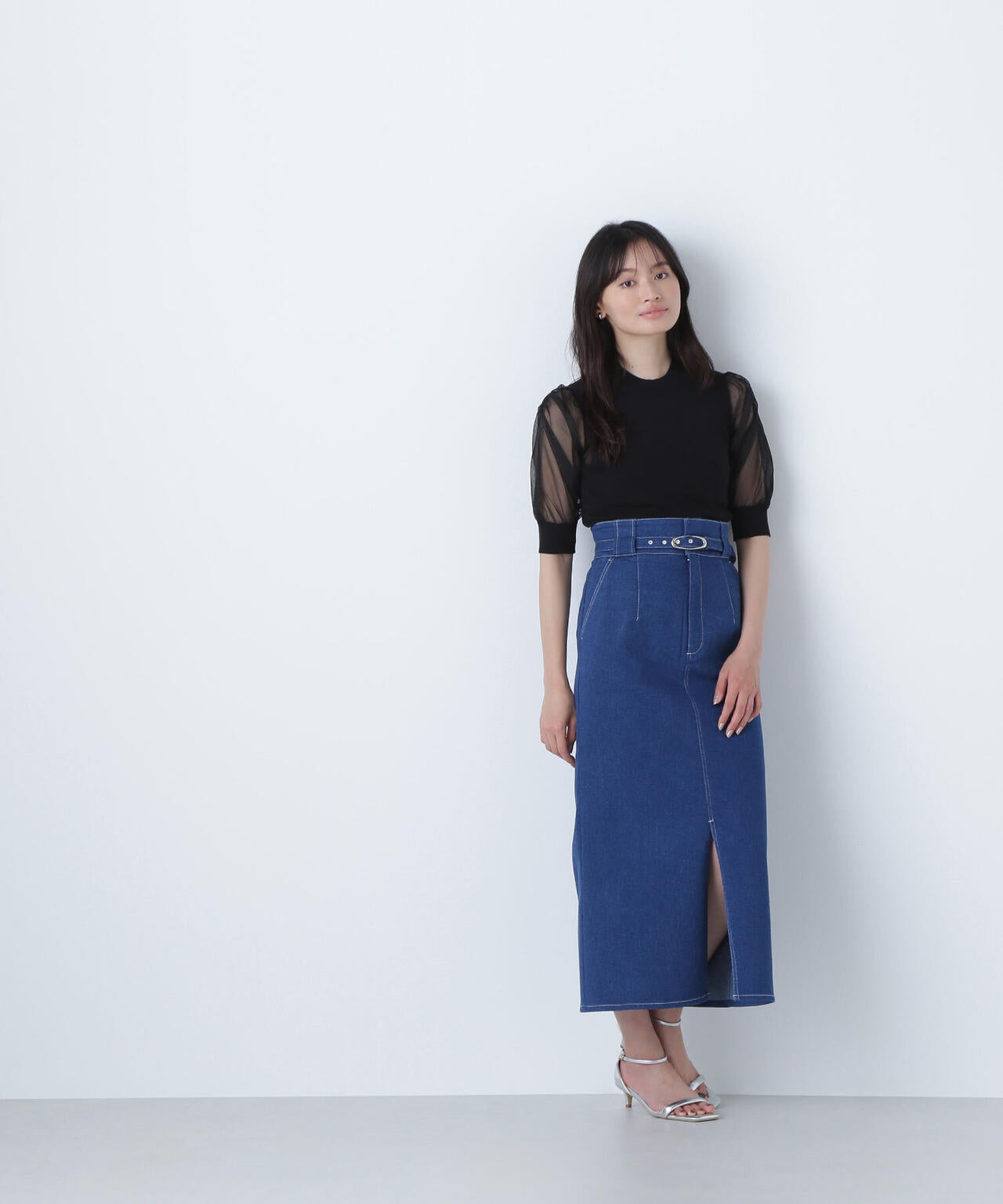 シアースリットスリーブニット* | NATURAL BEAUTY BASIC（ナチュラル
