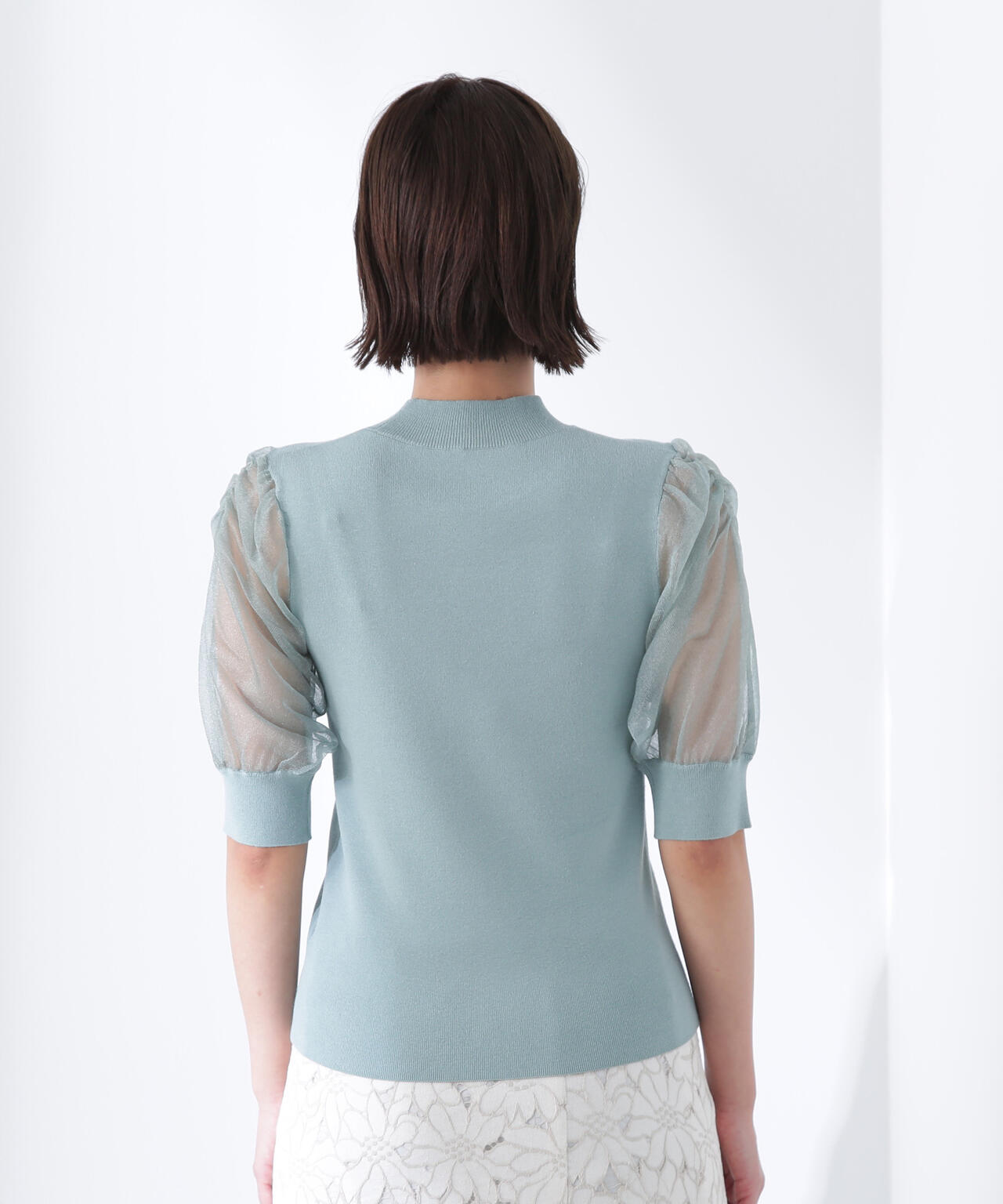 シアースリットスリーブニット* | NATURAL BEAUTY BASIC（ナチュラル