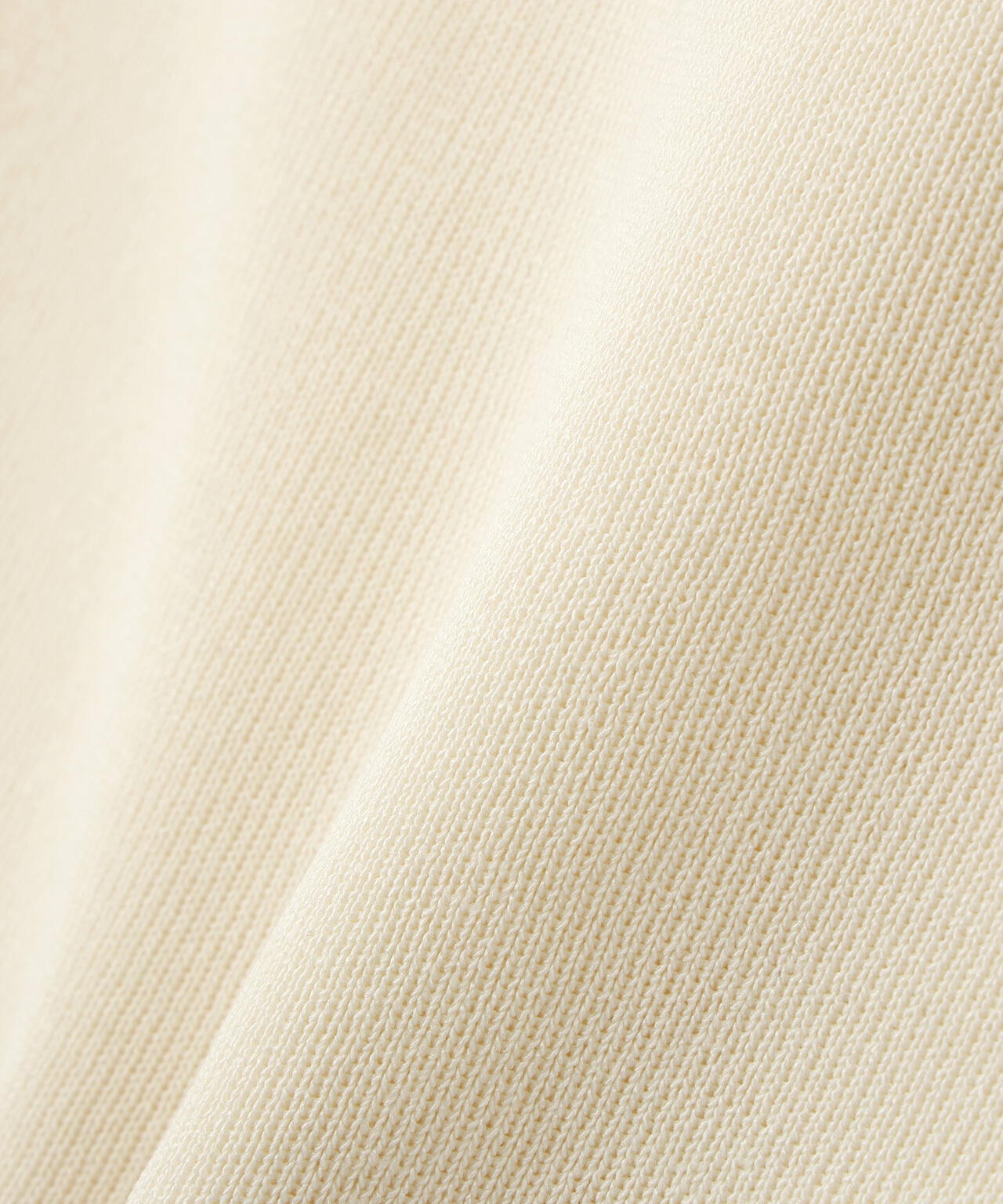 オフショルフリルリボンニット