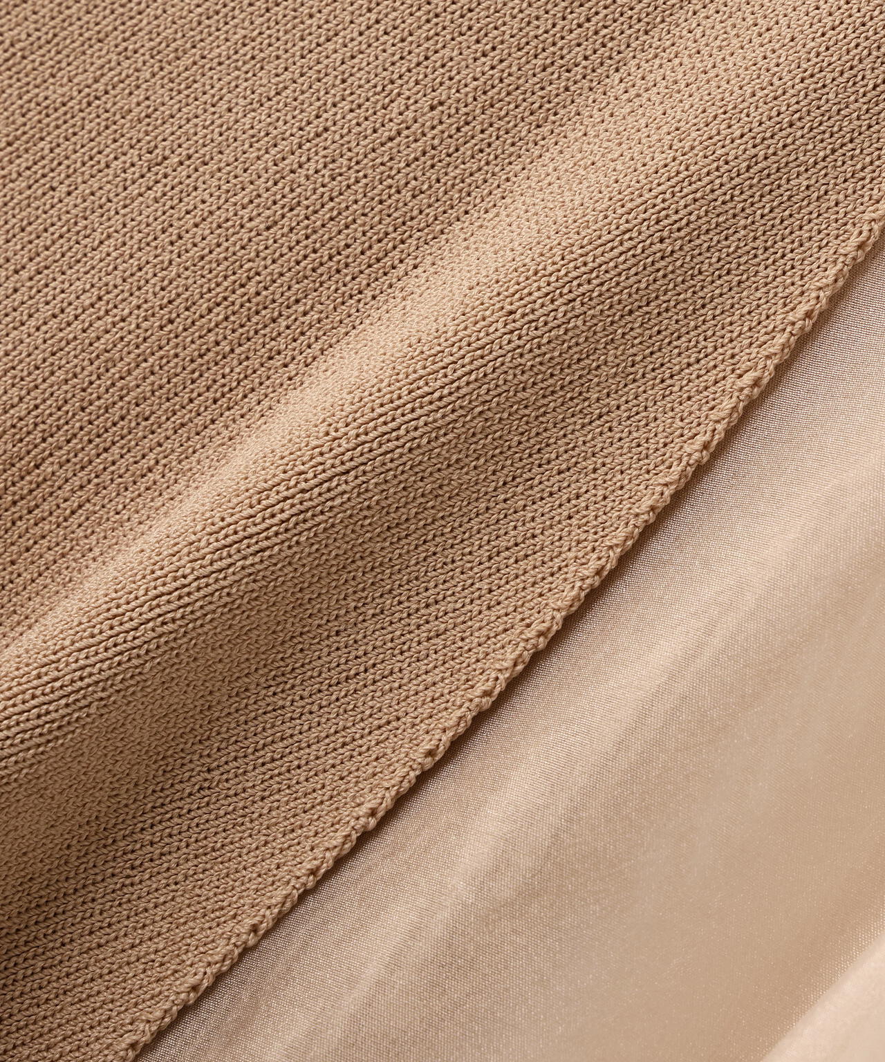 シアーレイヤースリーブニット