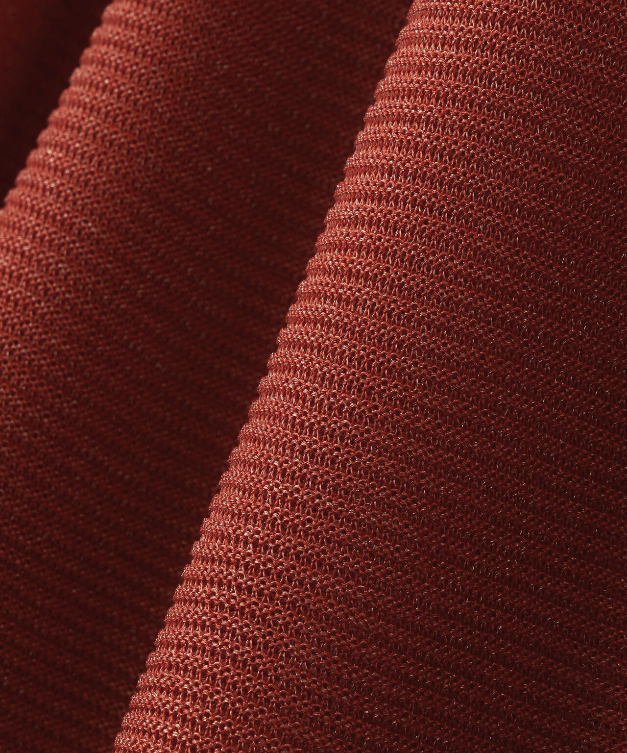 シアーペプラムフォルムニット