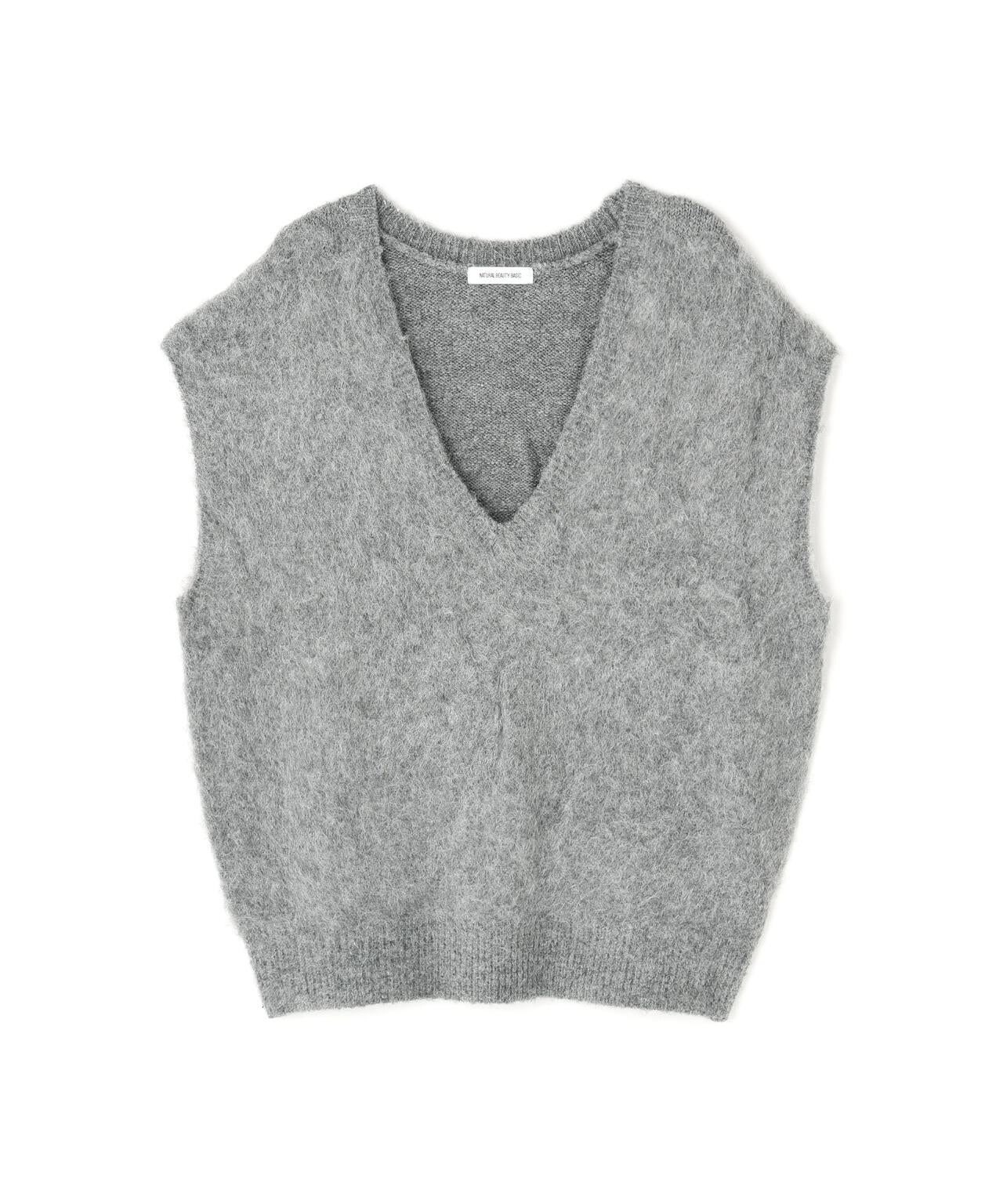 ヘアリーVネックベスト
