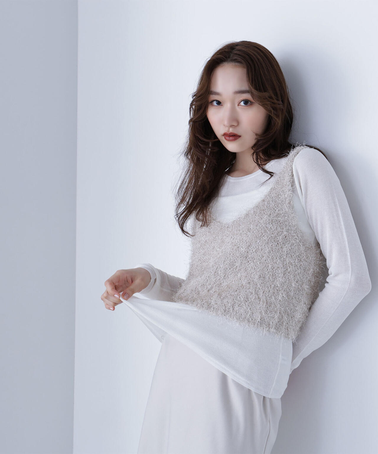 りんページ 新品ヘルシービューティー①② フリンジニットベストセット | NATURAL BEAUTY BASIC