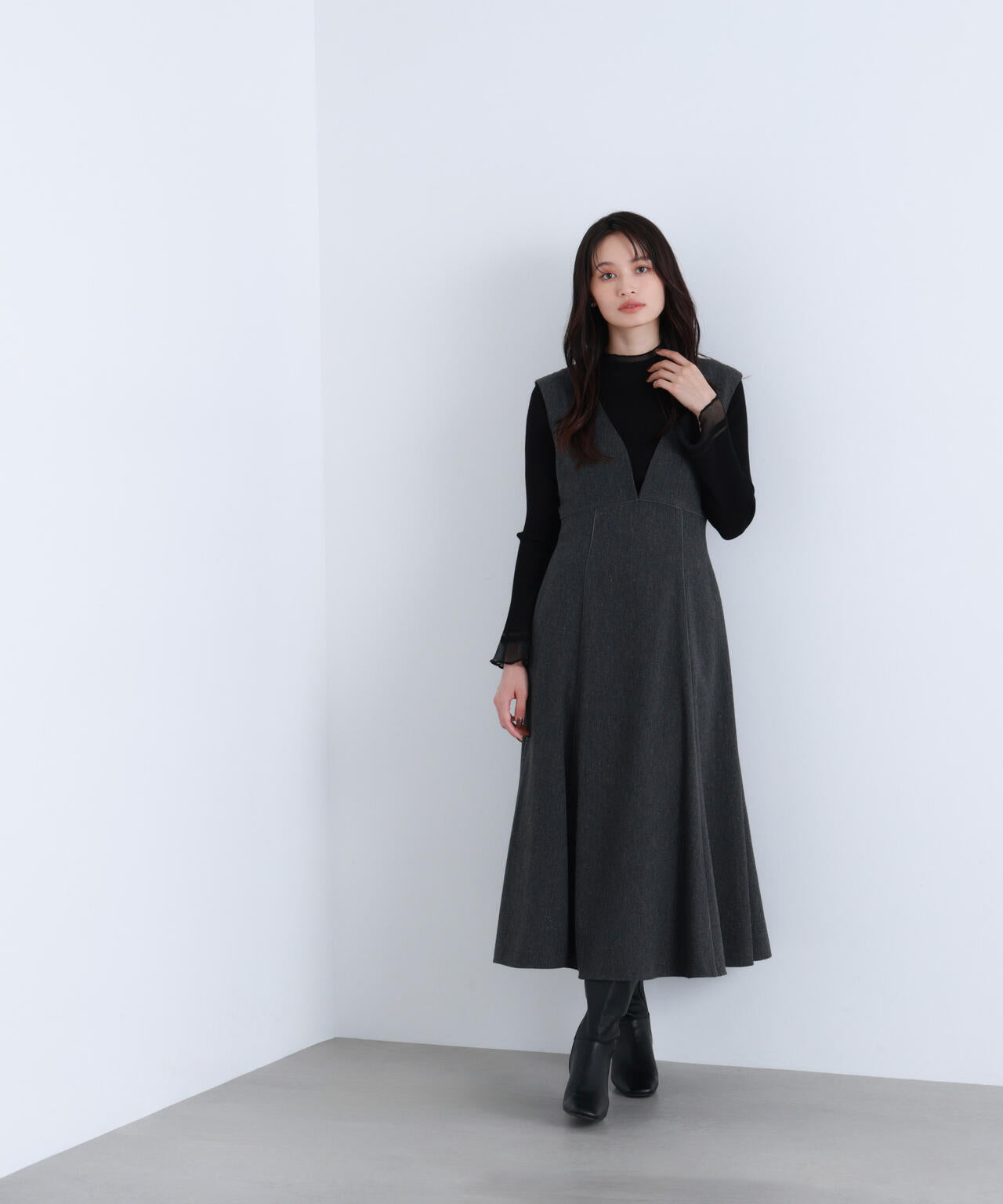 【Oggi・sweet掲載】【ちょうど、いい服】“さりげな”シアースリーブニット