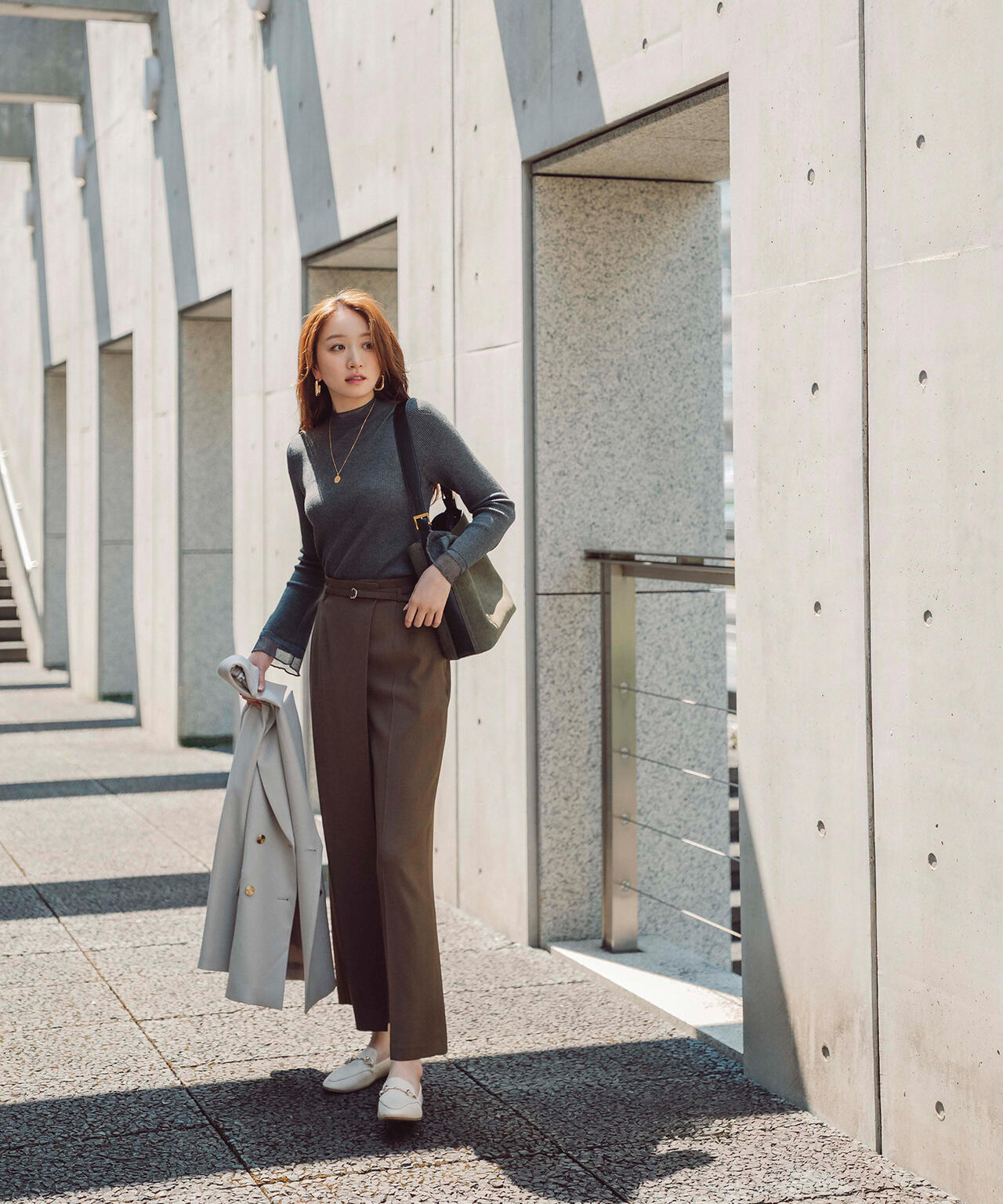 【Oggi・sweet掲載】【ちょうど、いい服】“さりげな”シアースリーブニット