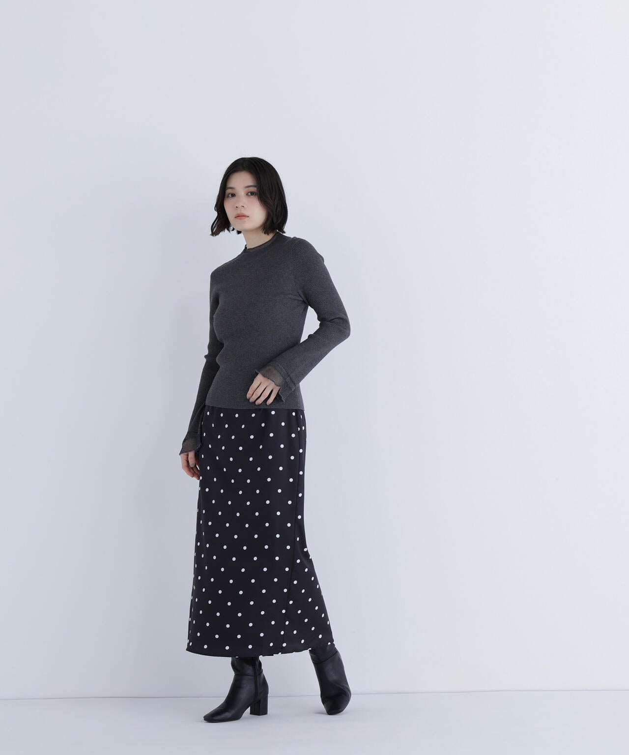 【Oggi・sweet掲載】【ちょうど、いい服】“さりげな”シアースリーブニット