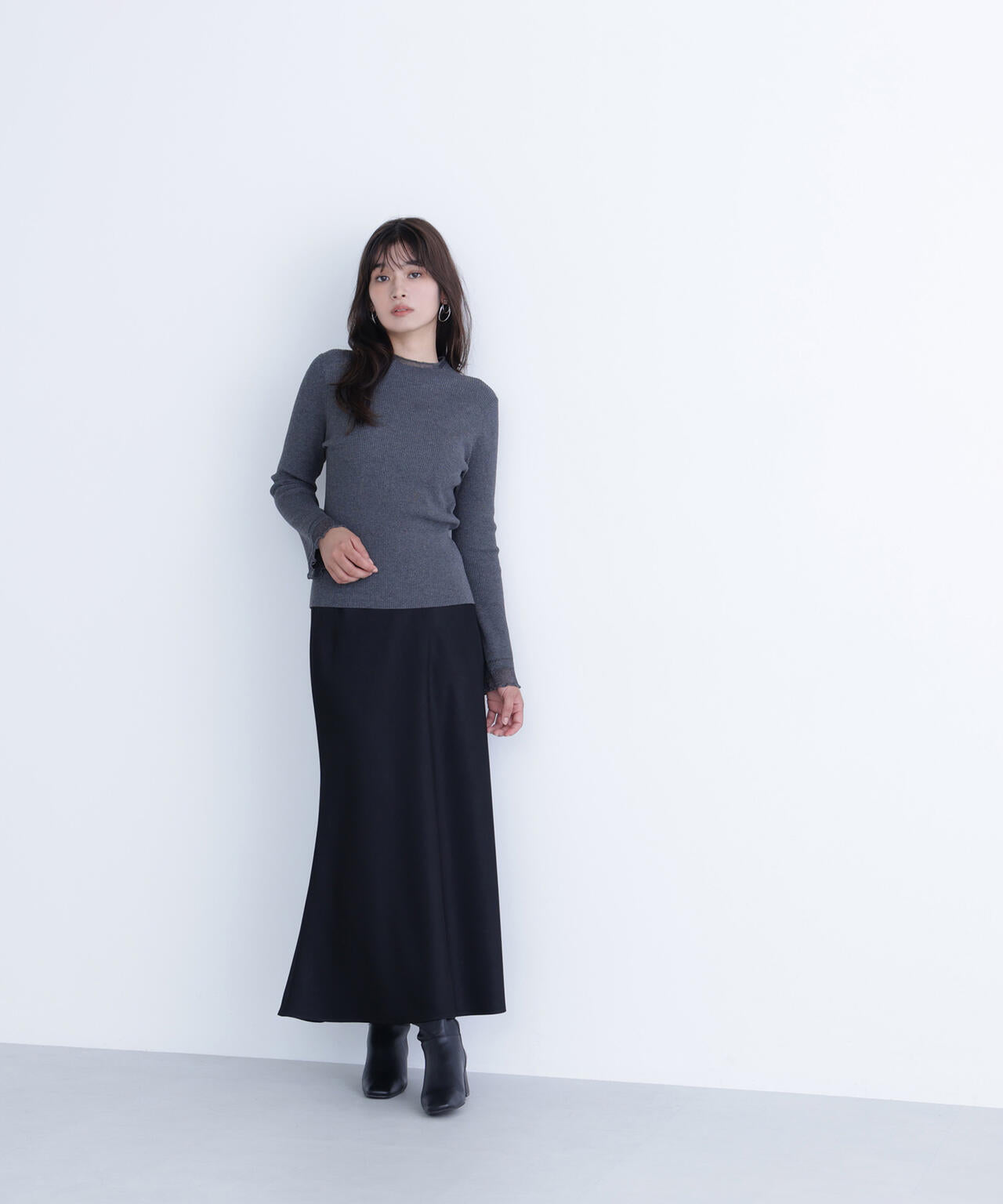 【Oggi・sweet掲載】【ちょうど、いい服】“さりげな”シアースリーブニット